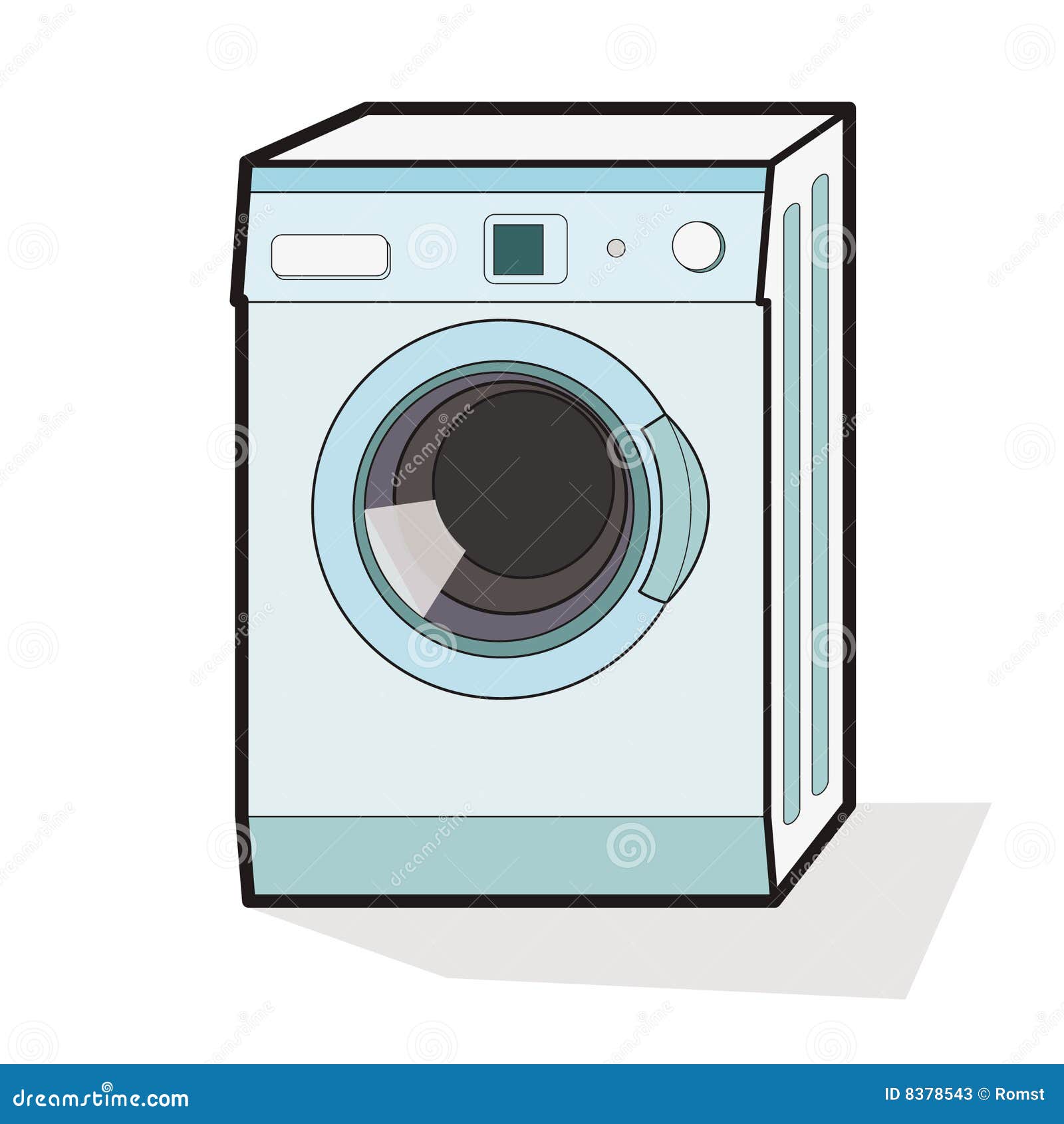 Download Washing machine stock vector. Illustration of housework ...