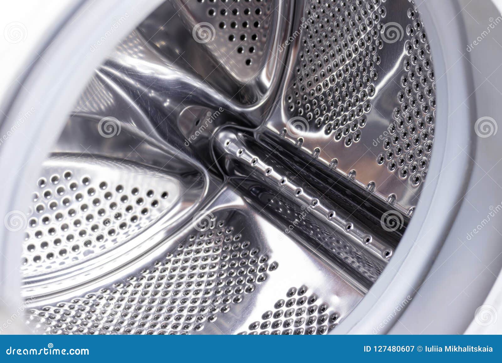 Washing Machine Drum Close Up, Laundry Concept Stock Image Image of