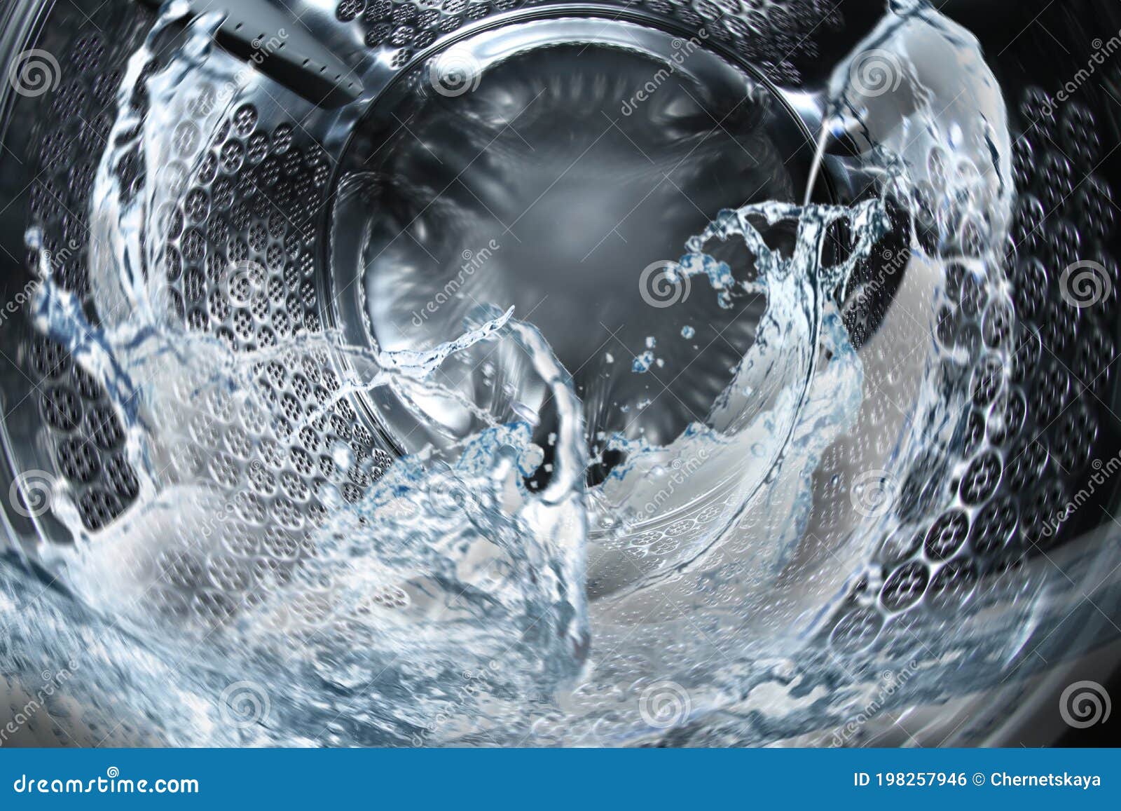 Washing Car By Water Pressure At Selfservice Station. A Man With A