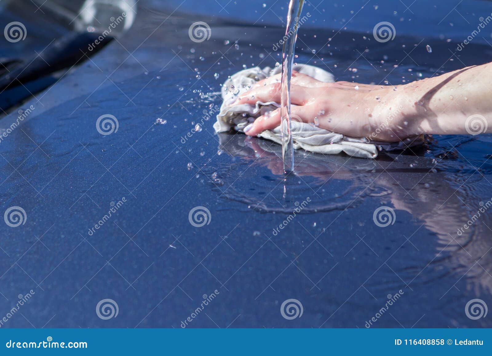 Washing the Machine by Hand Stock Photo Image of service, business 116408858