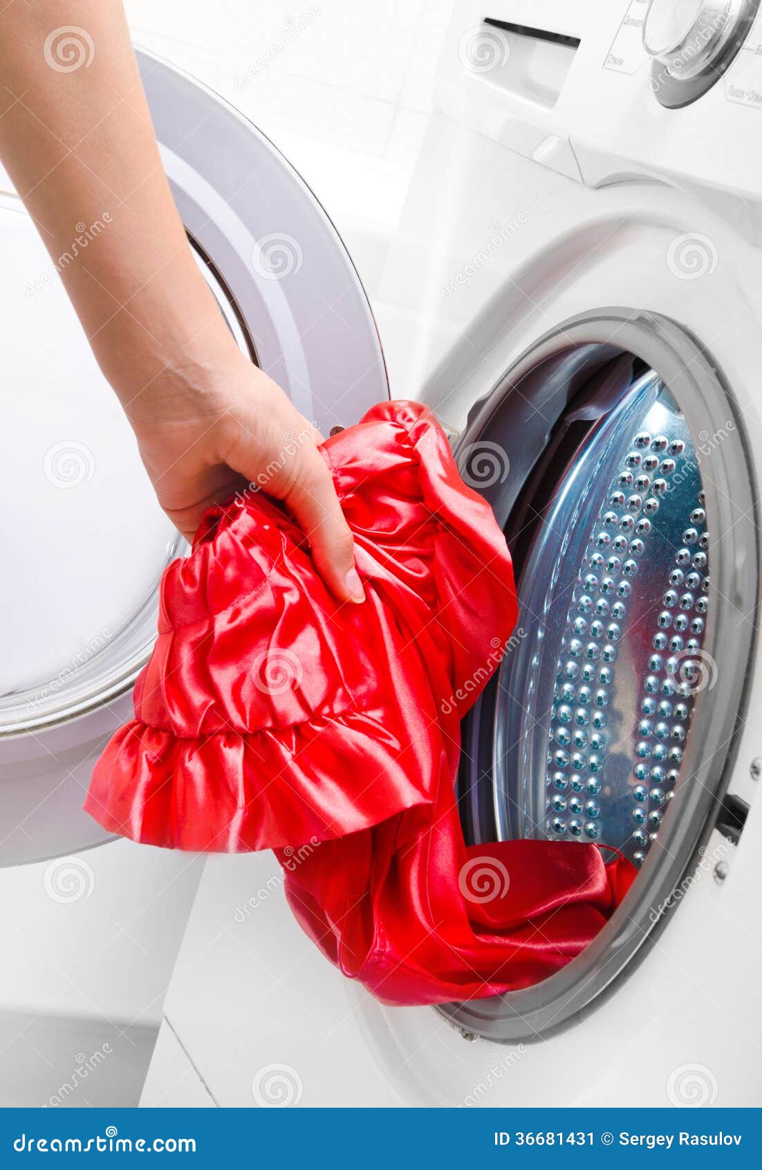 Washing machine stock image. Image of chores, modern 36681431