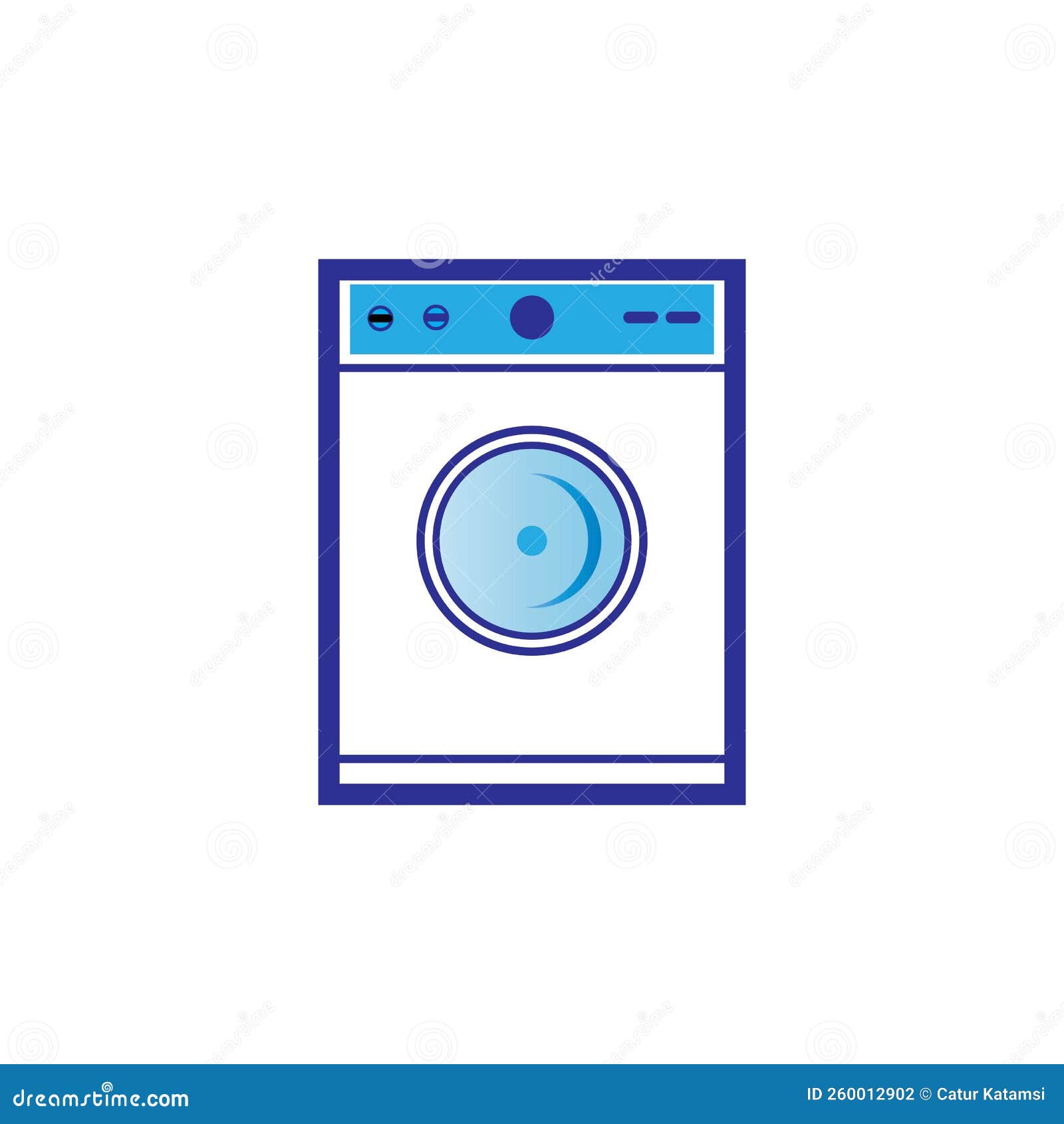 Washing machine icon logo stock illustration. Illustration of
