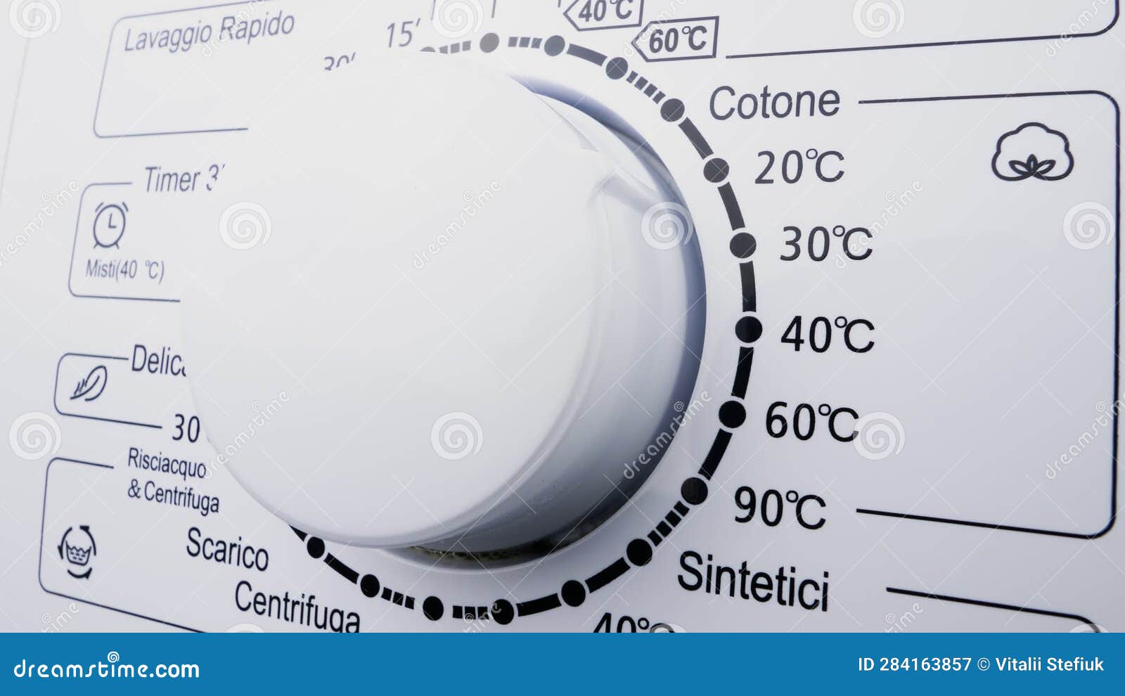 Washing Machine Temperature Switch Stock Video Video of routine