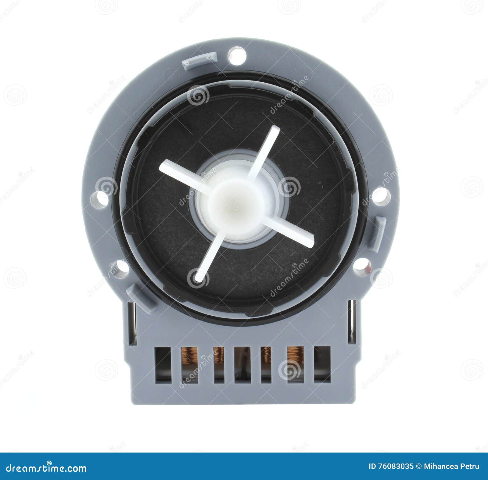 Washing machine water pump stock image. Image of drain 76083035