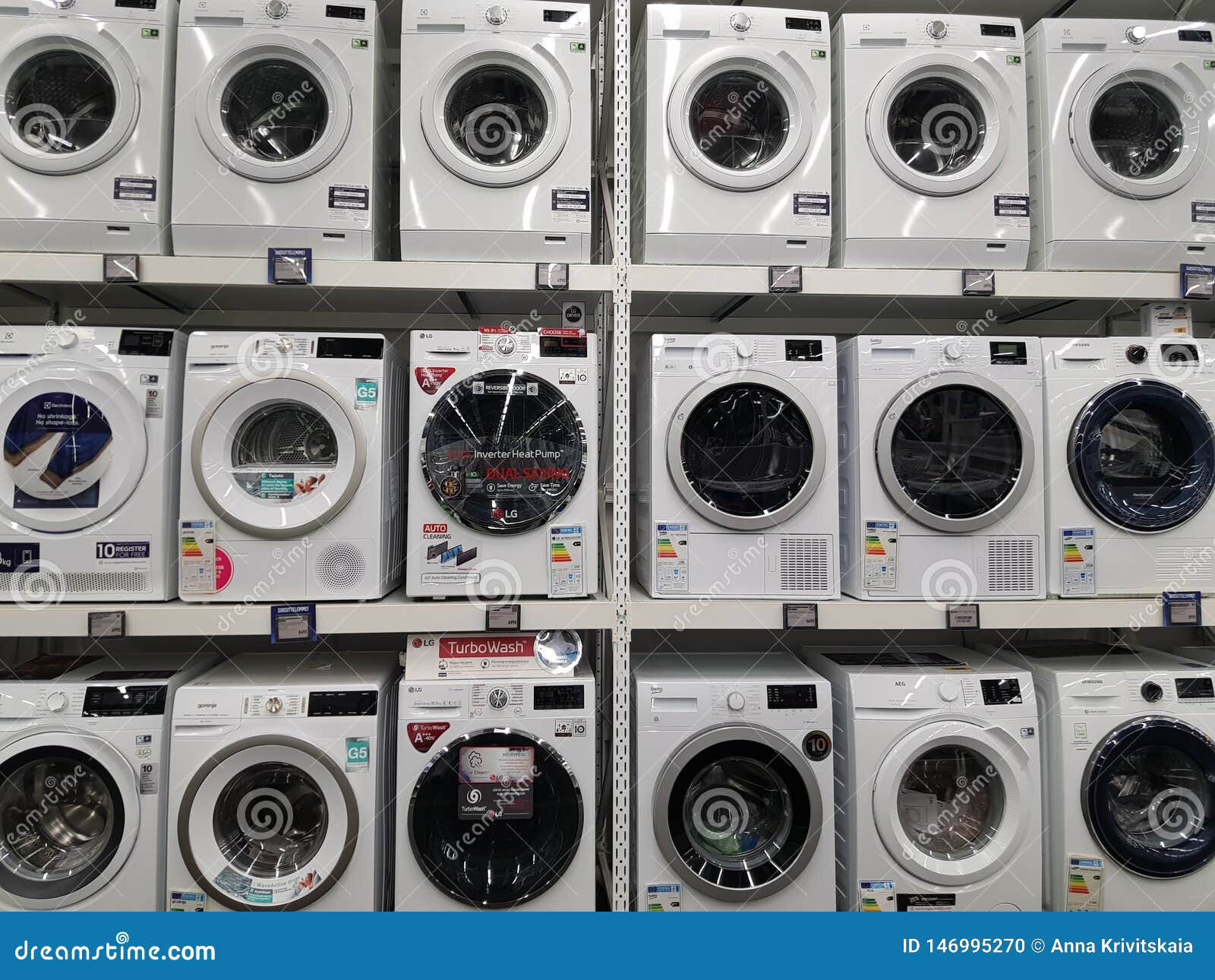 Washing Machines in a Hardware Store Editorial Image Image of machine