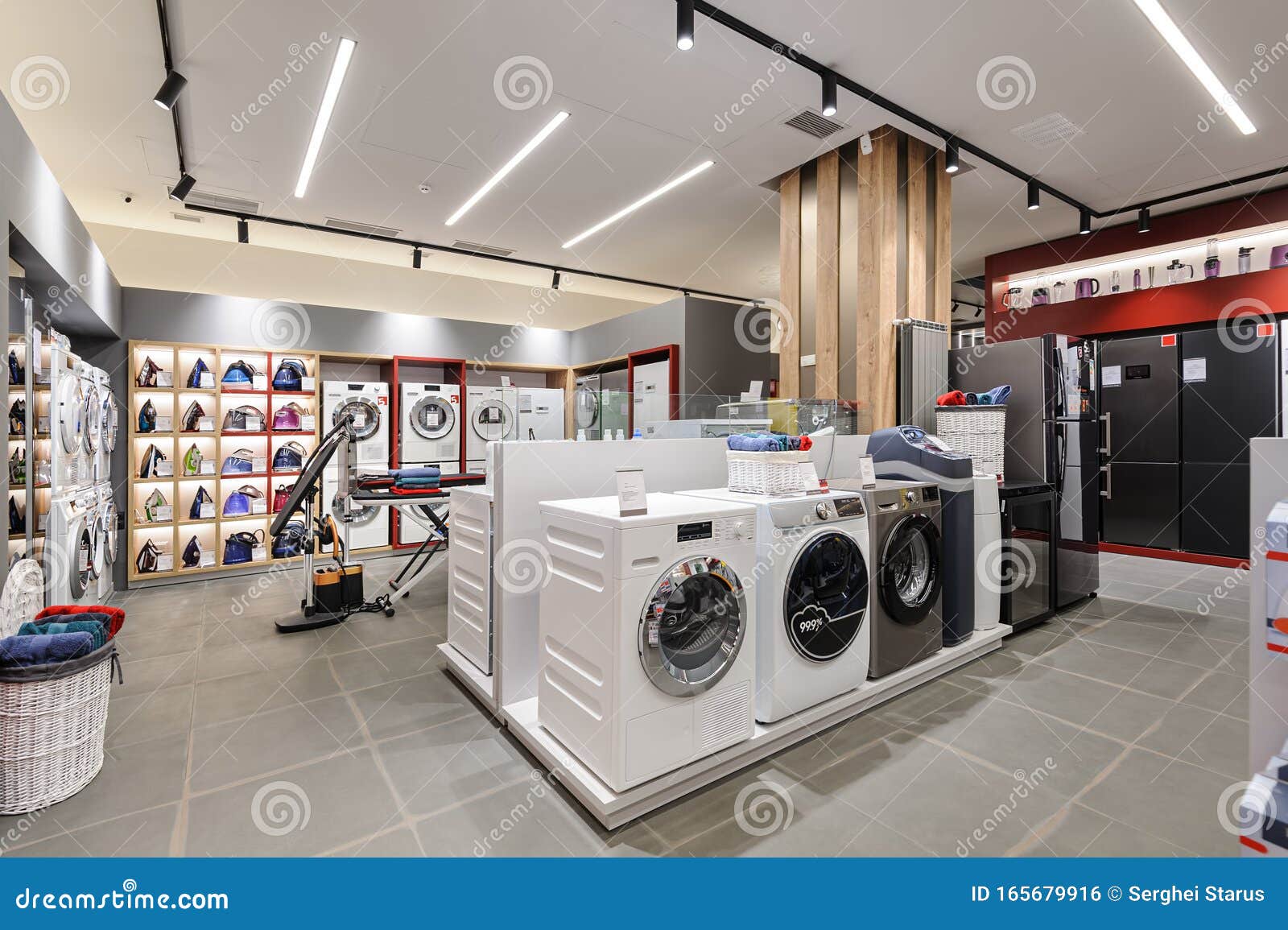 Premium Home Appliance Store Interior Stock Photo - Image of equipment ...