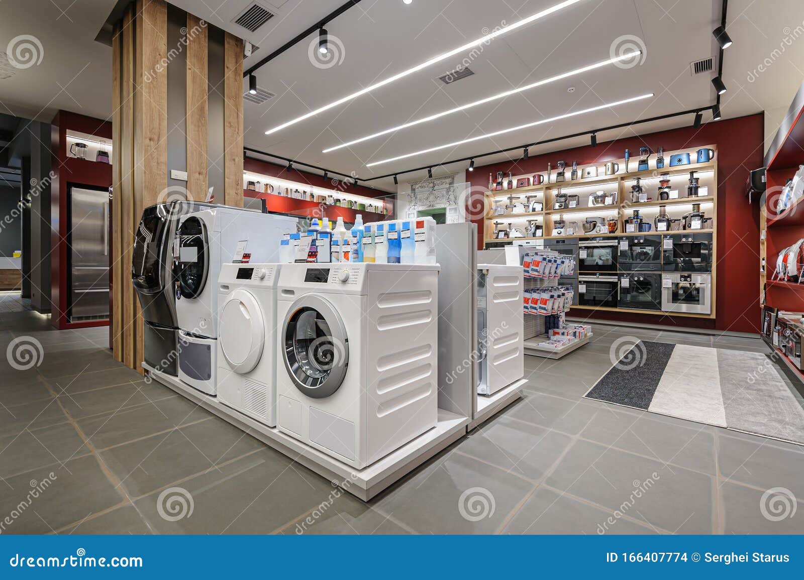 Premium Home Appliance Store Interior Stock Photo - Image of modern ...