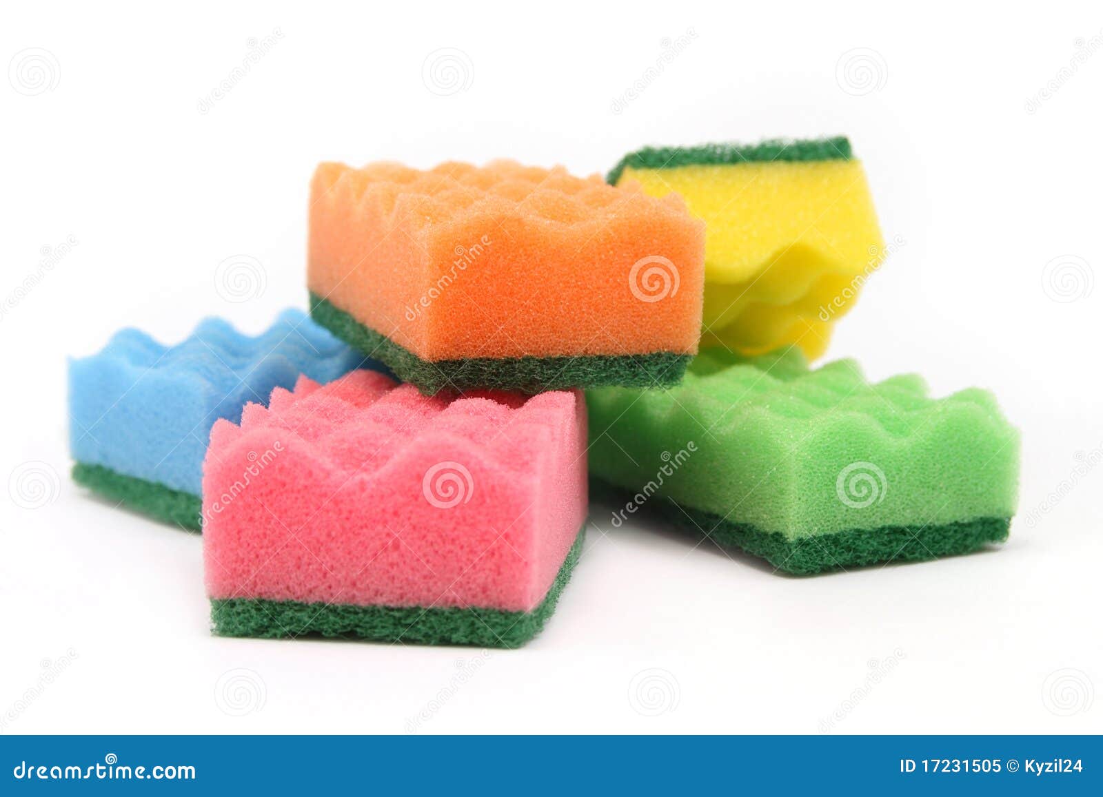 Washing sponges stock image. Image of household, housework 17231505