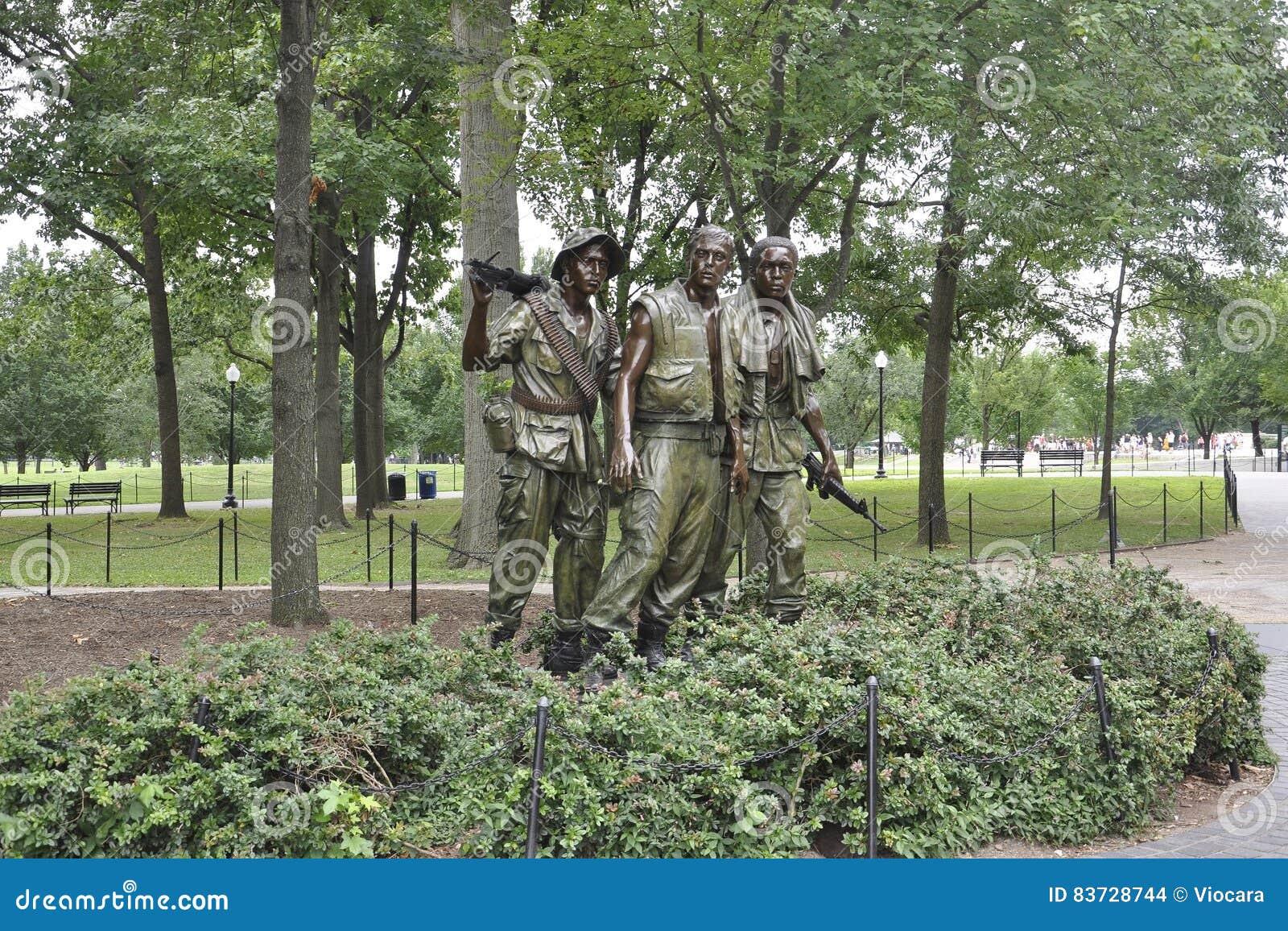 Washington Dc Am 5 August Koreakrieg Denkmal Von Washington