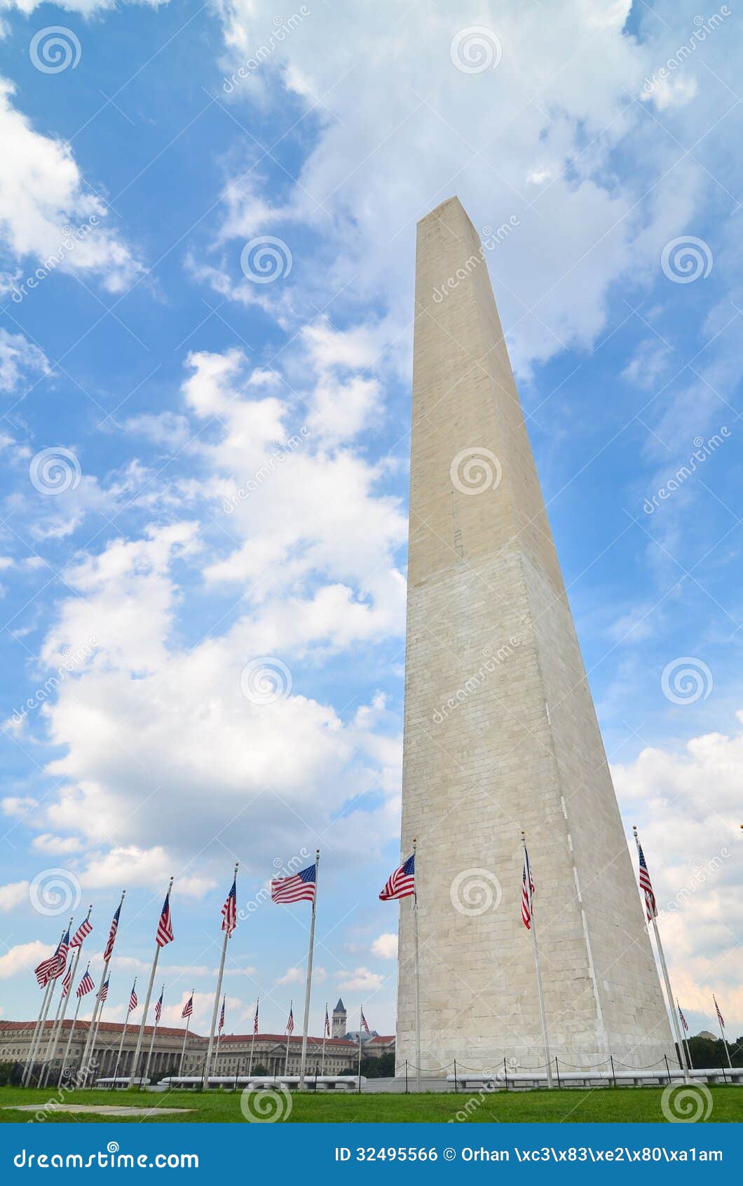Washington DC, Washington Monument in Spring Stock Photo Image of panoramic, flower 32495566