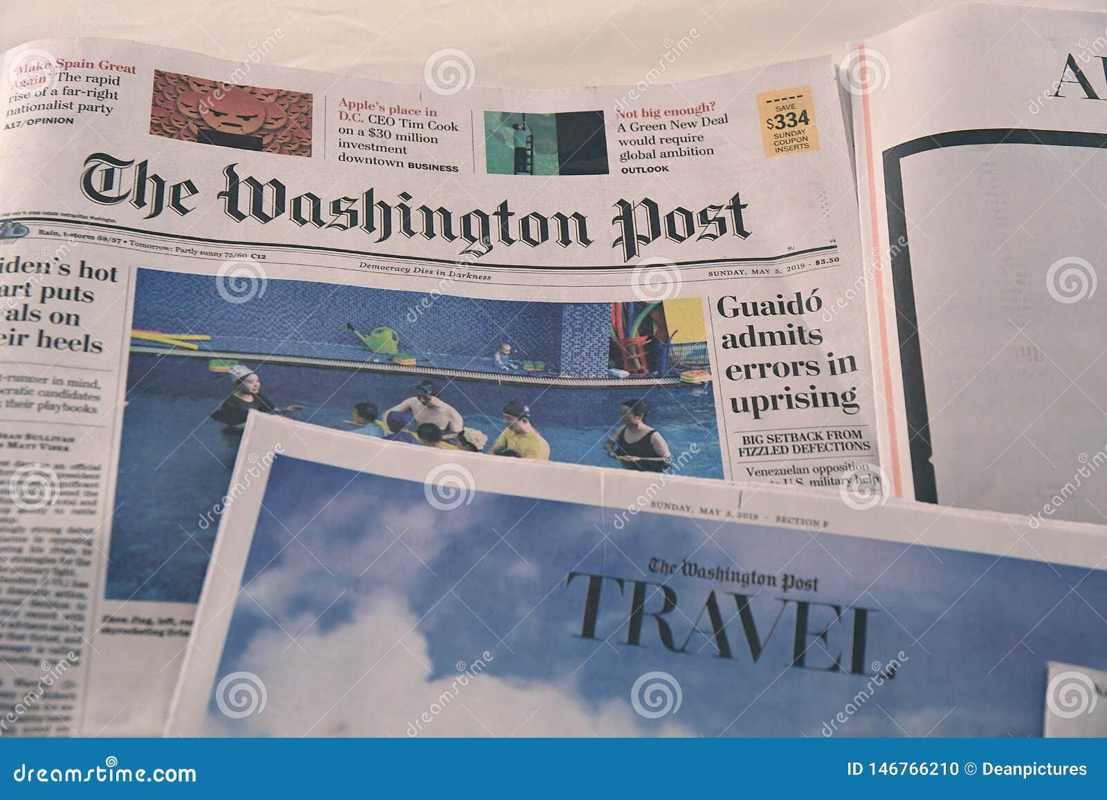 The Washington Post Print Editions in Usa Capitl Editorial Image - Image of travel, travler: 146766210
