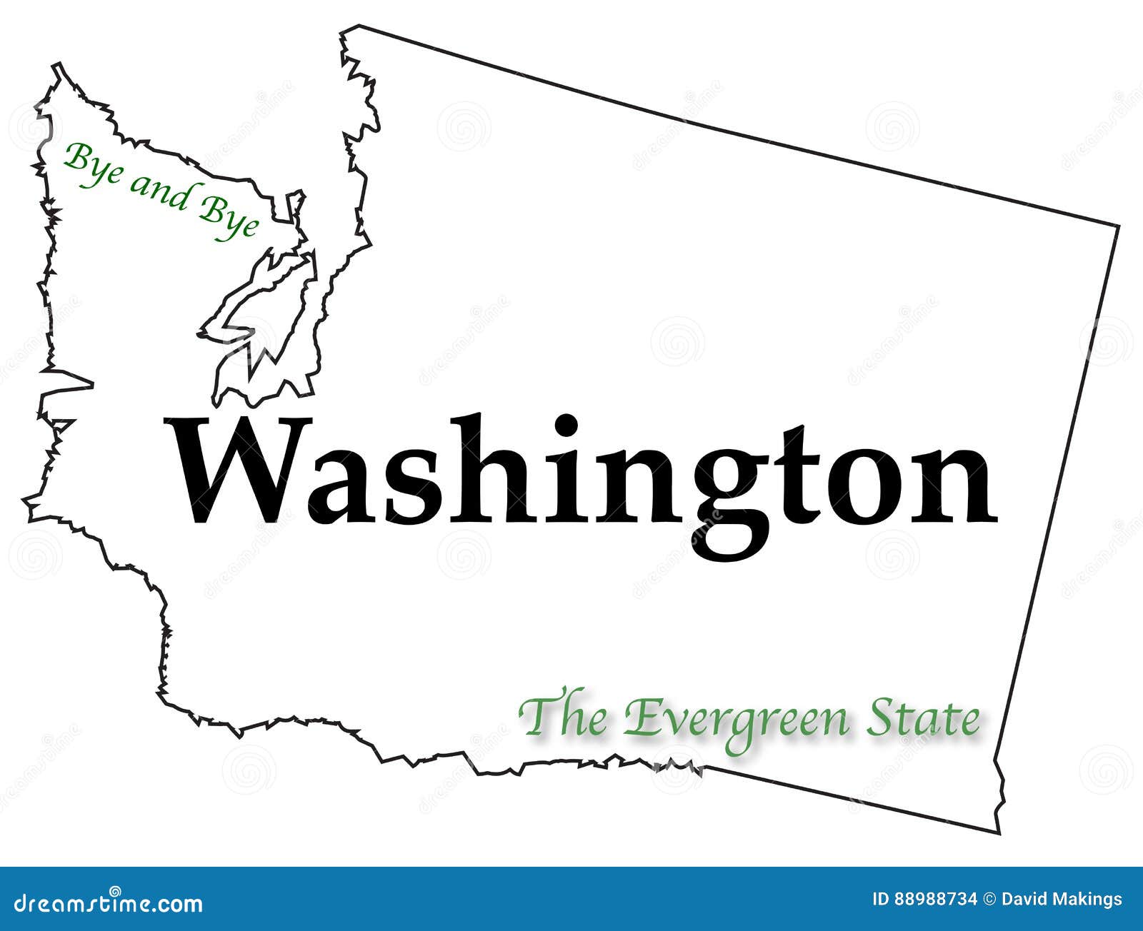 Washington State Motto and Slogan Stock Illustration Illustration of motto, territory 88988734