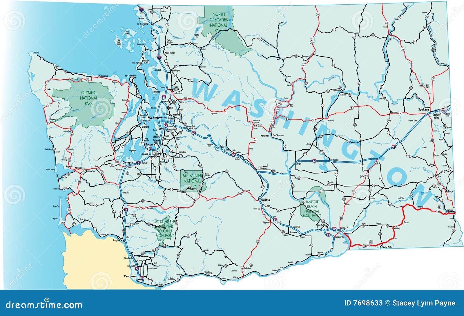 Washington Road Map