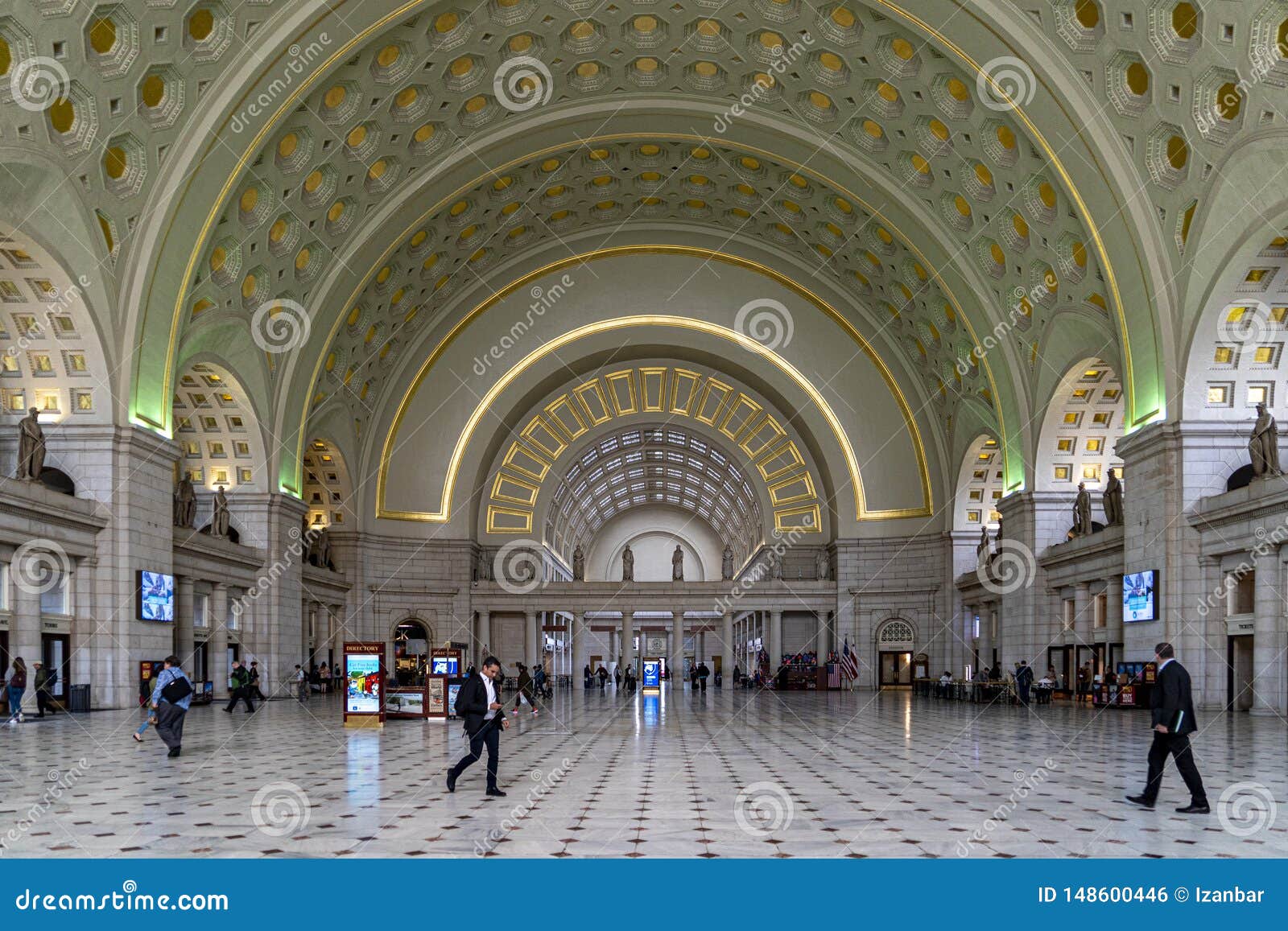 WASHINGTON, USA APRIL 29 2019 Washington Dc Union Station Internal
