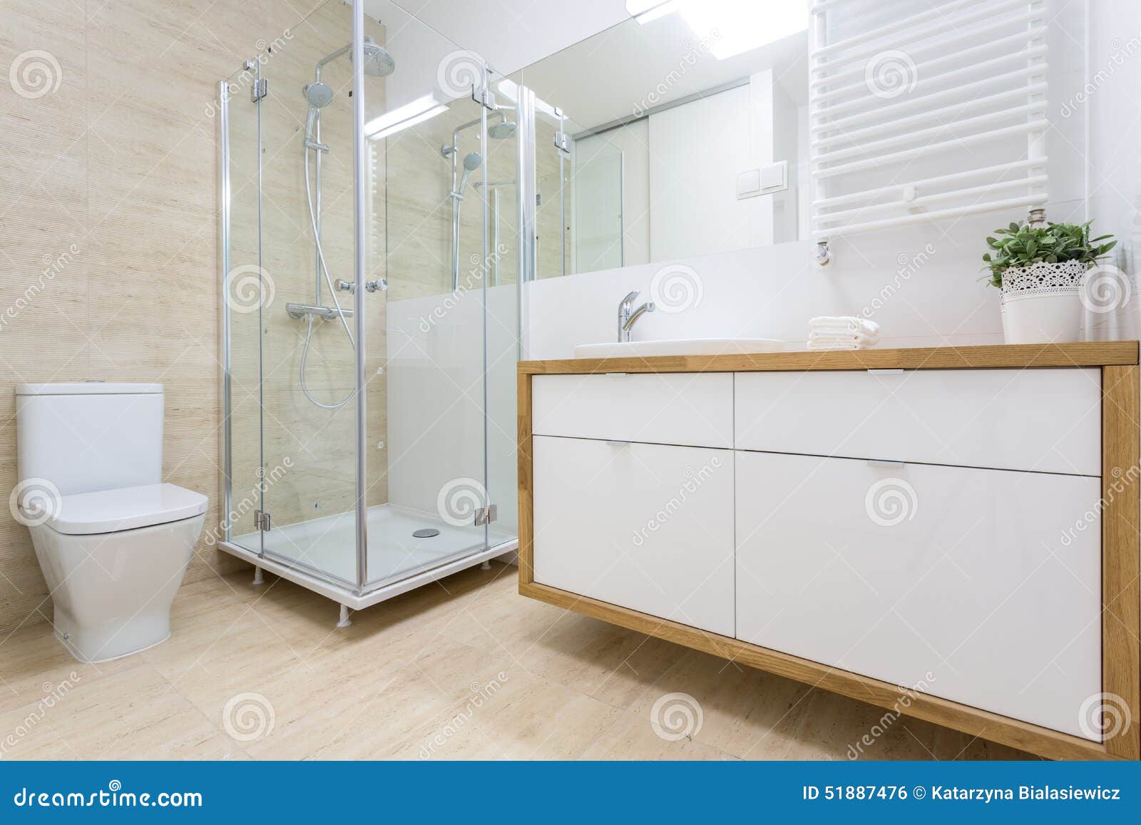 Washroom Interior in Traditional Design Stock Photo Image of