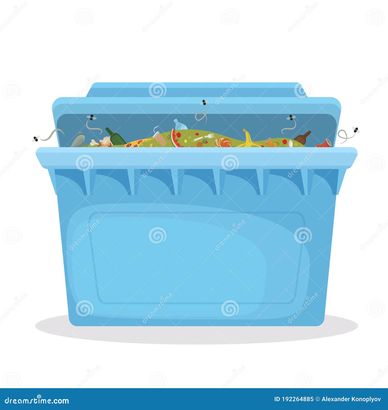 https://thumbs.dreamstime.com/z/waste-container-dumpster-blue-color-trash-can-ajar-rubbish-bin-full-garbage-waste-container-dumpster-blue-color-trash-can-192264885.jpg