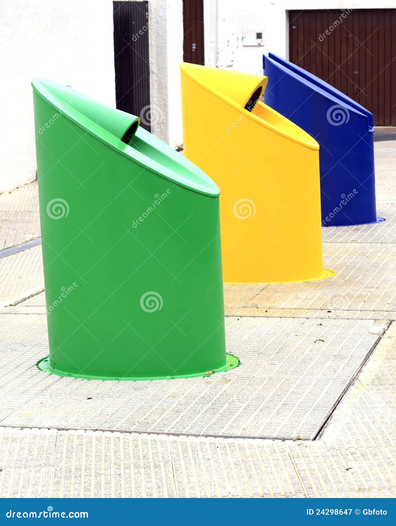 Waste disposal bins stock image. Image of dump, protection 24298647