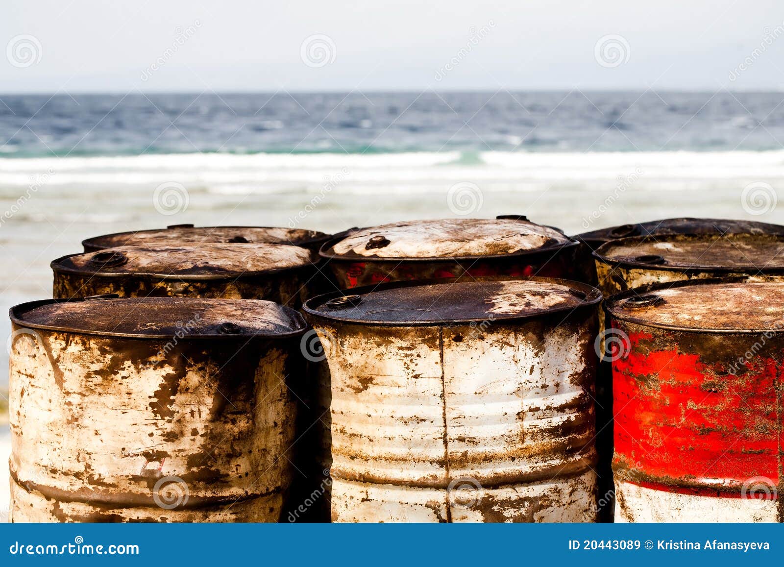 Waste drums stock image. Image of industry, abandoned 20443089