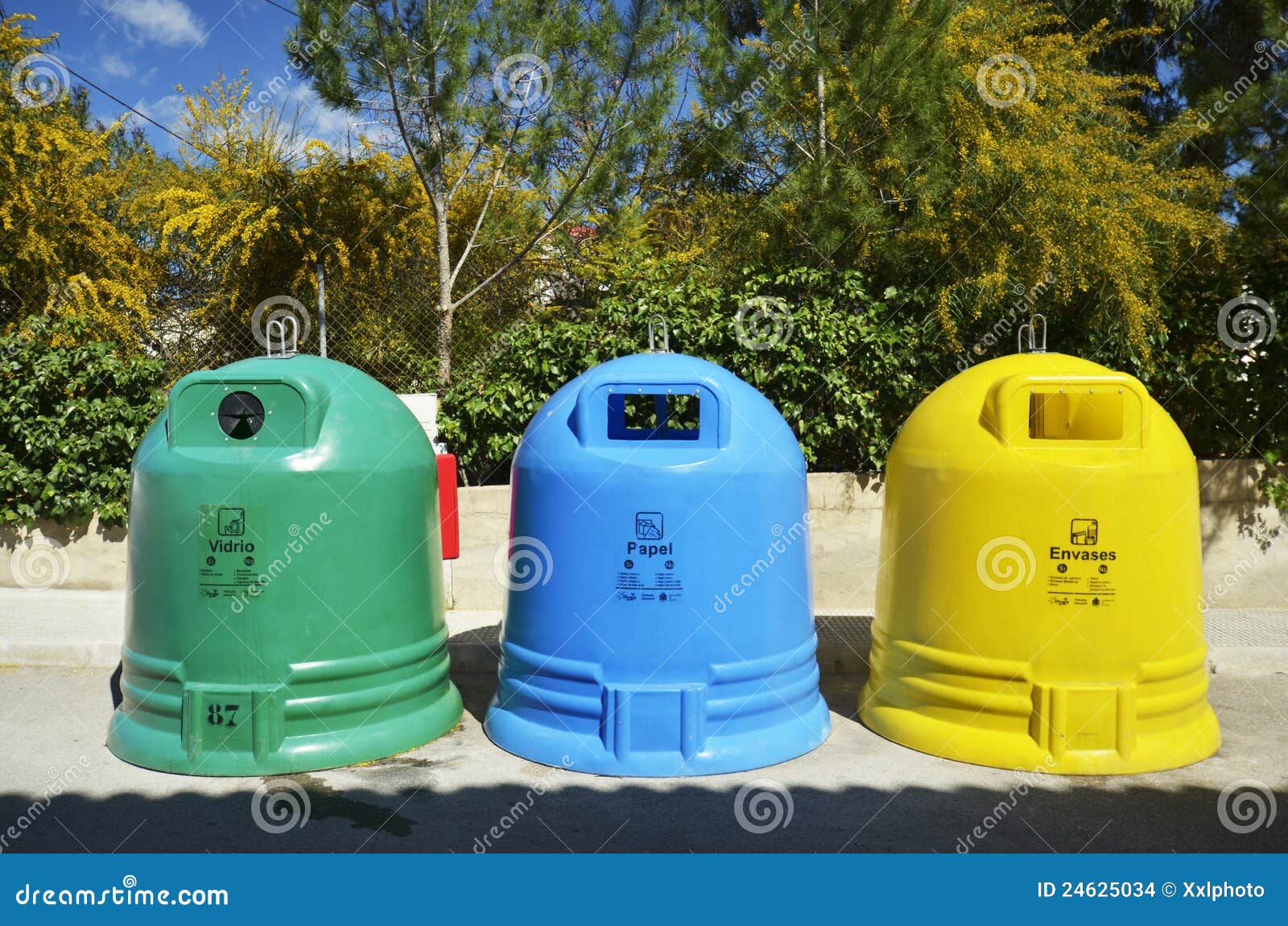 Waste Separation In Spain Stock Images Image 24625034