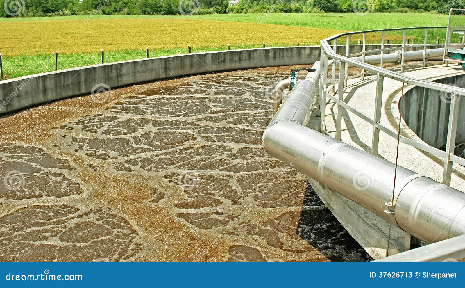 Wastewater Cleaning Technologies Stock Image Image of processing