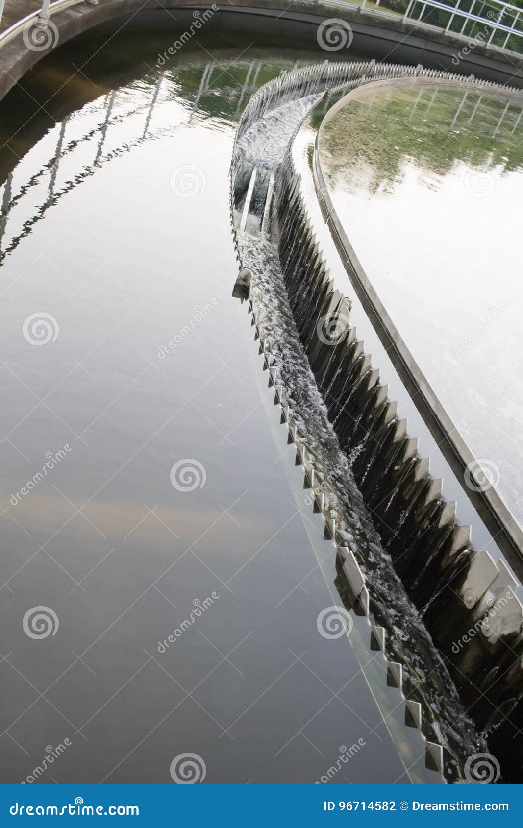 Wastewater Clarifier stock photo. Image of plant, clarifier 96714582