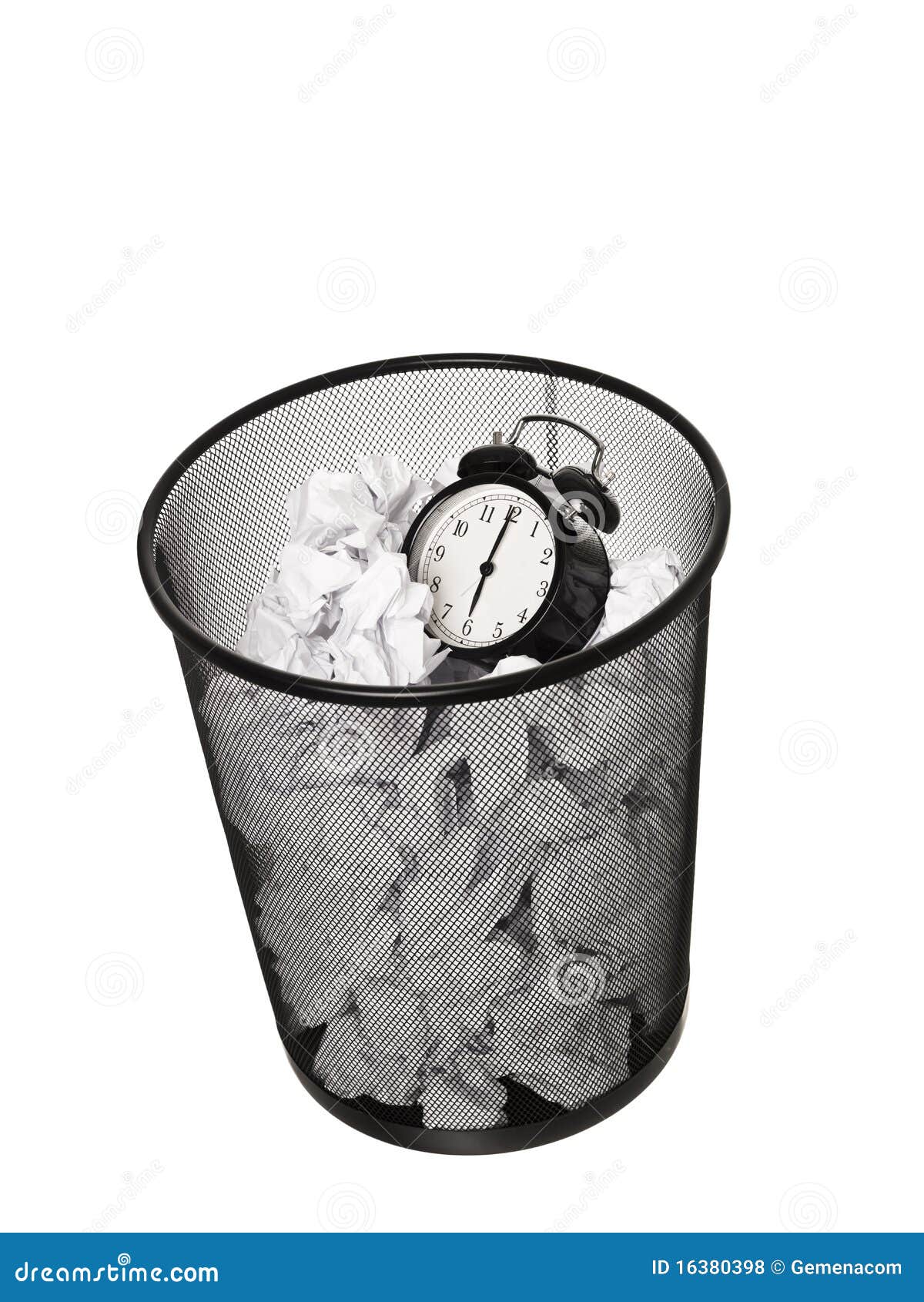 Wasting Time stock photo. Image of garbage, clock, concepts - 16380398