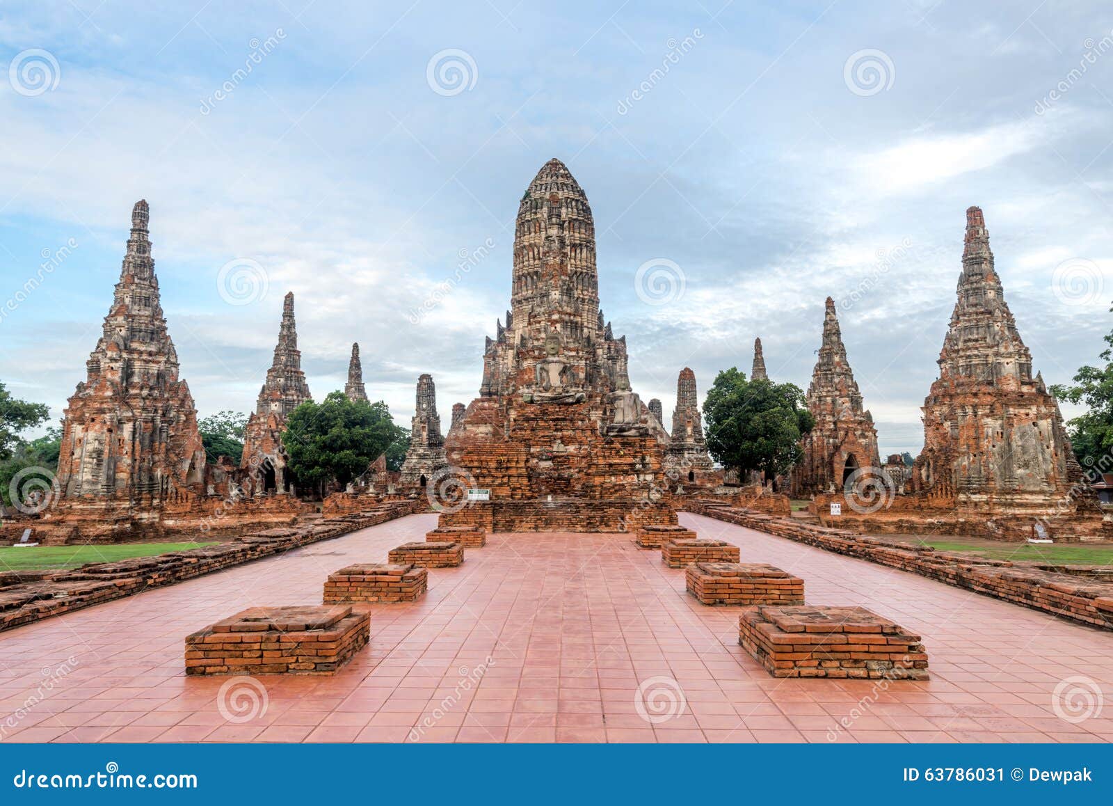 Wat Chai Wattanaram, the main destination of Ayutthaya, Thailand