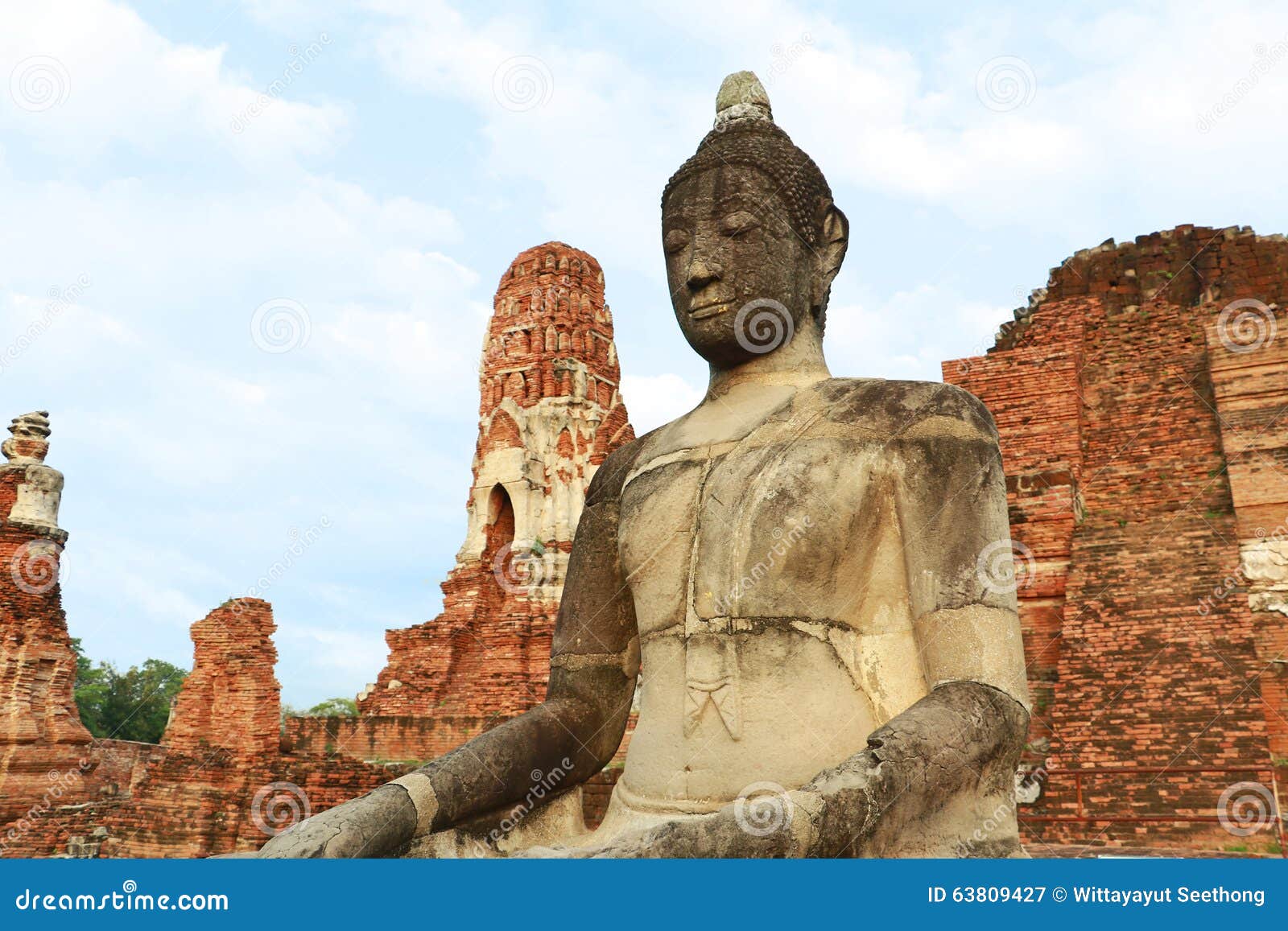 Wat Mahathat (tempio di grande reliquia o tempio di grande reliquario) è il breve nome comune dei parecchi templ buddista importa. Questo tempio antico è stato costruito durante lo XIV secolo, ma è stato ridotto alle rovine nel 1767 quando l'esercito birmano ha invaso Ayutthaya, la capitale del Siam