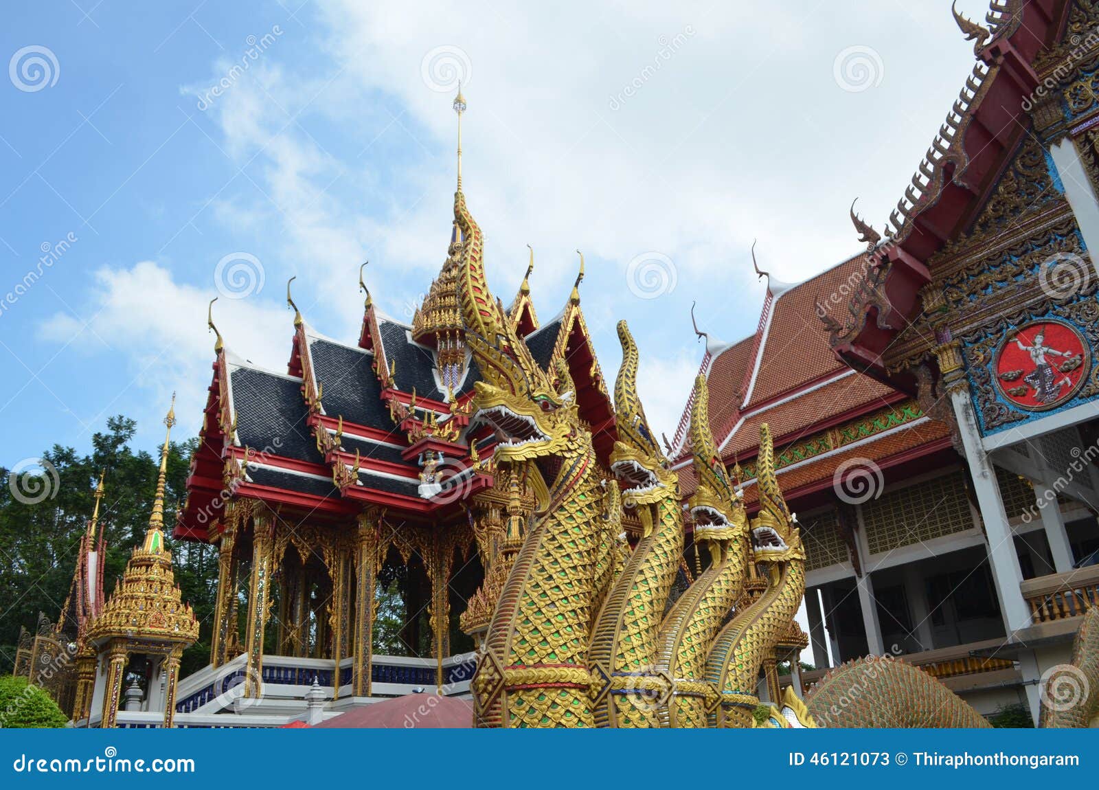 Wat nang Sao, tempel in Thailand. Wat nang Sao bij samut sakorn provincie, Thailand