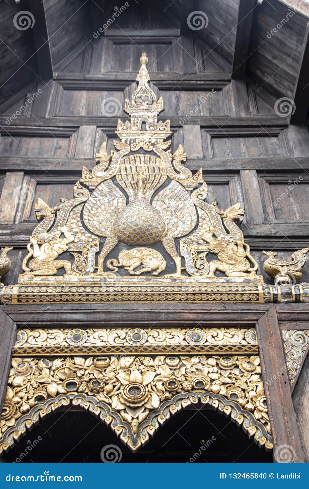  Wat  Pan  Tao  stock photo Image of gold decoration lanna 