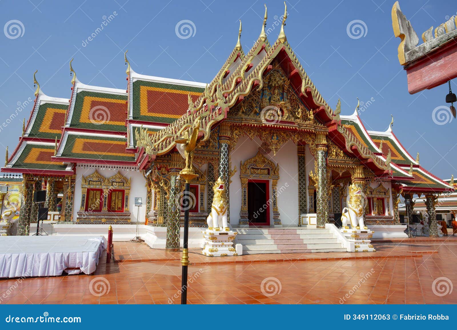 wat phra that choeng chum worawihan, temple in sakon nakhon, thailand, asia