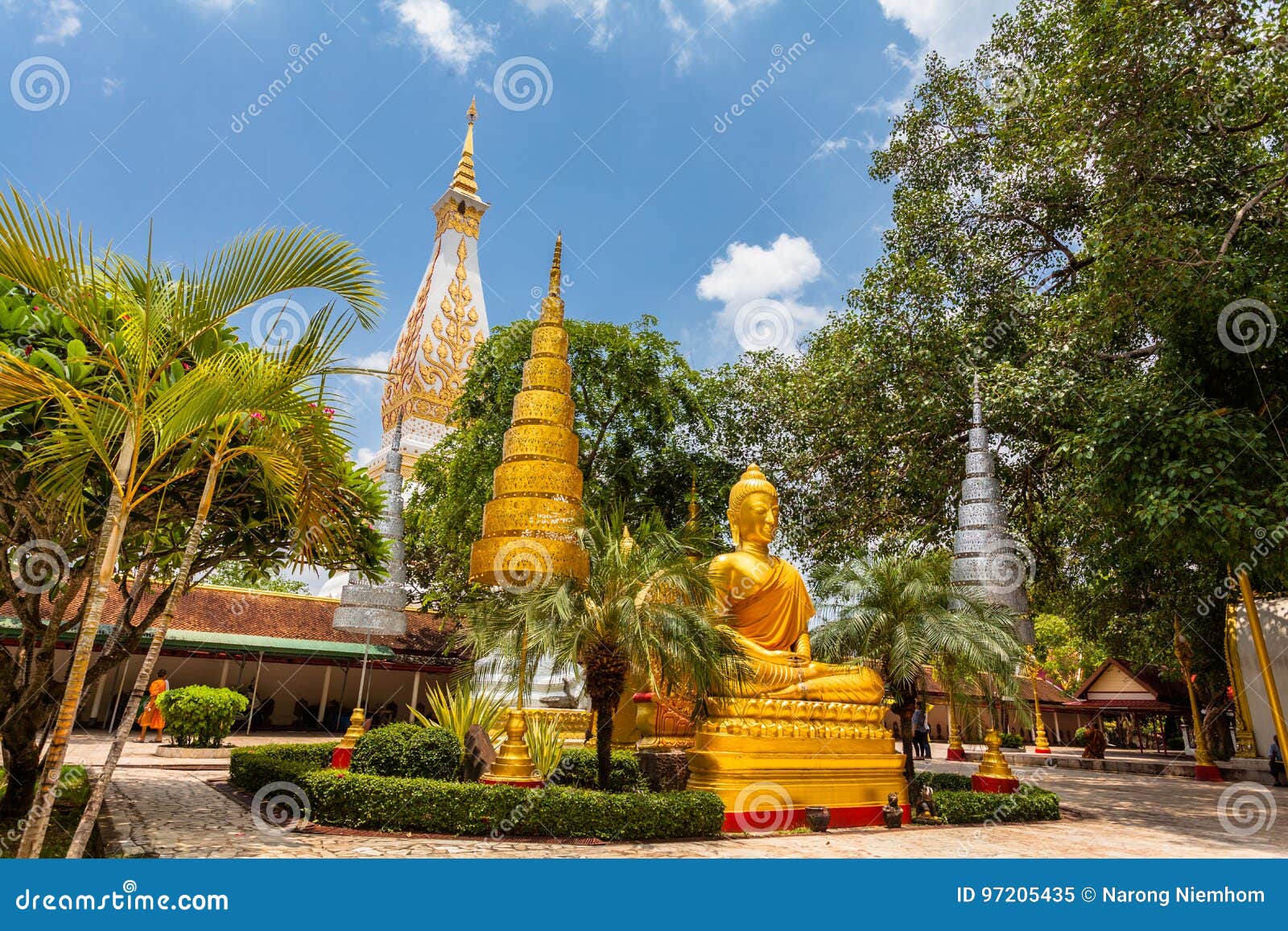 wat phra that phanom,nakornphanom,thailand.