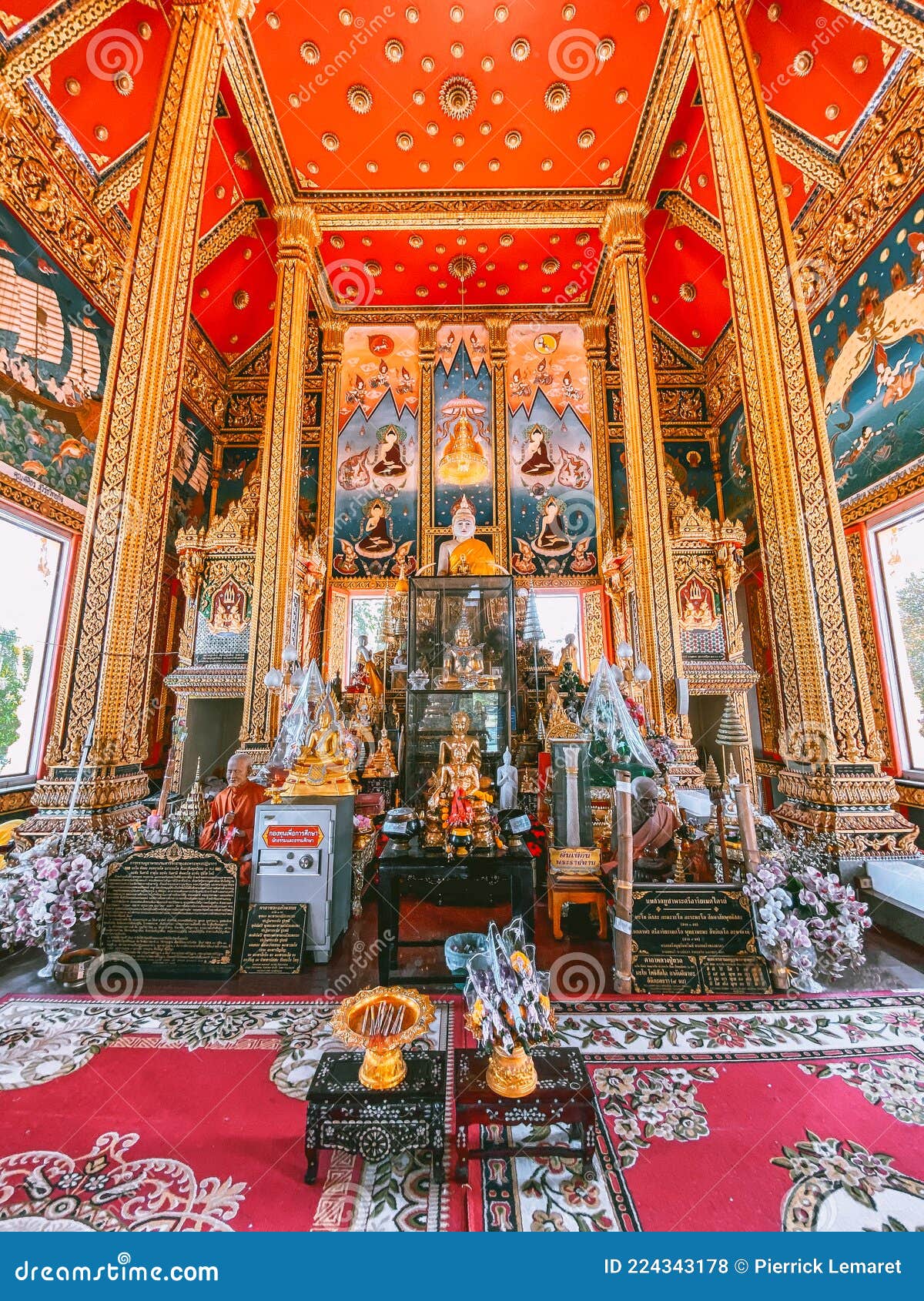 wat phra sri arn temple in ratchaburi, thailand