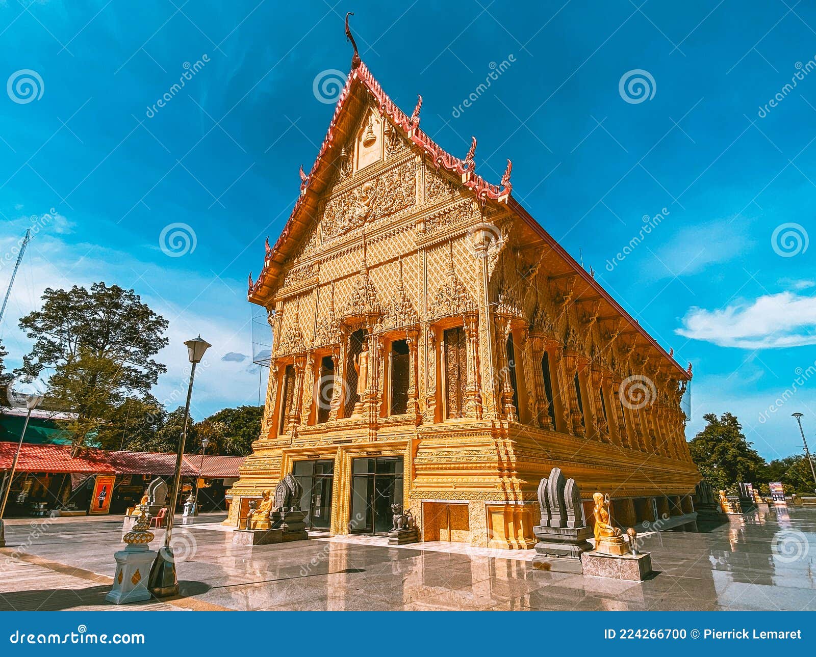 wat phra sri arn temple in ratchaburi, thailand