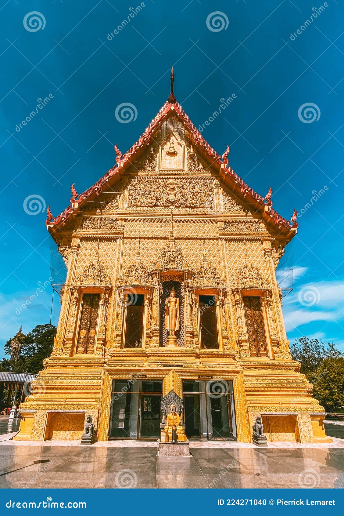 wat phra sri arn temple in ratchaburi, thailand