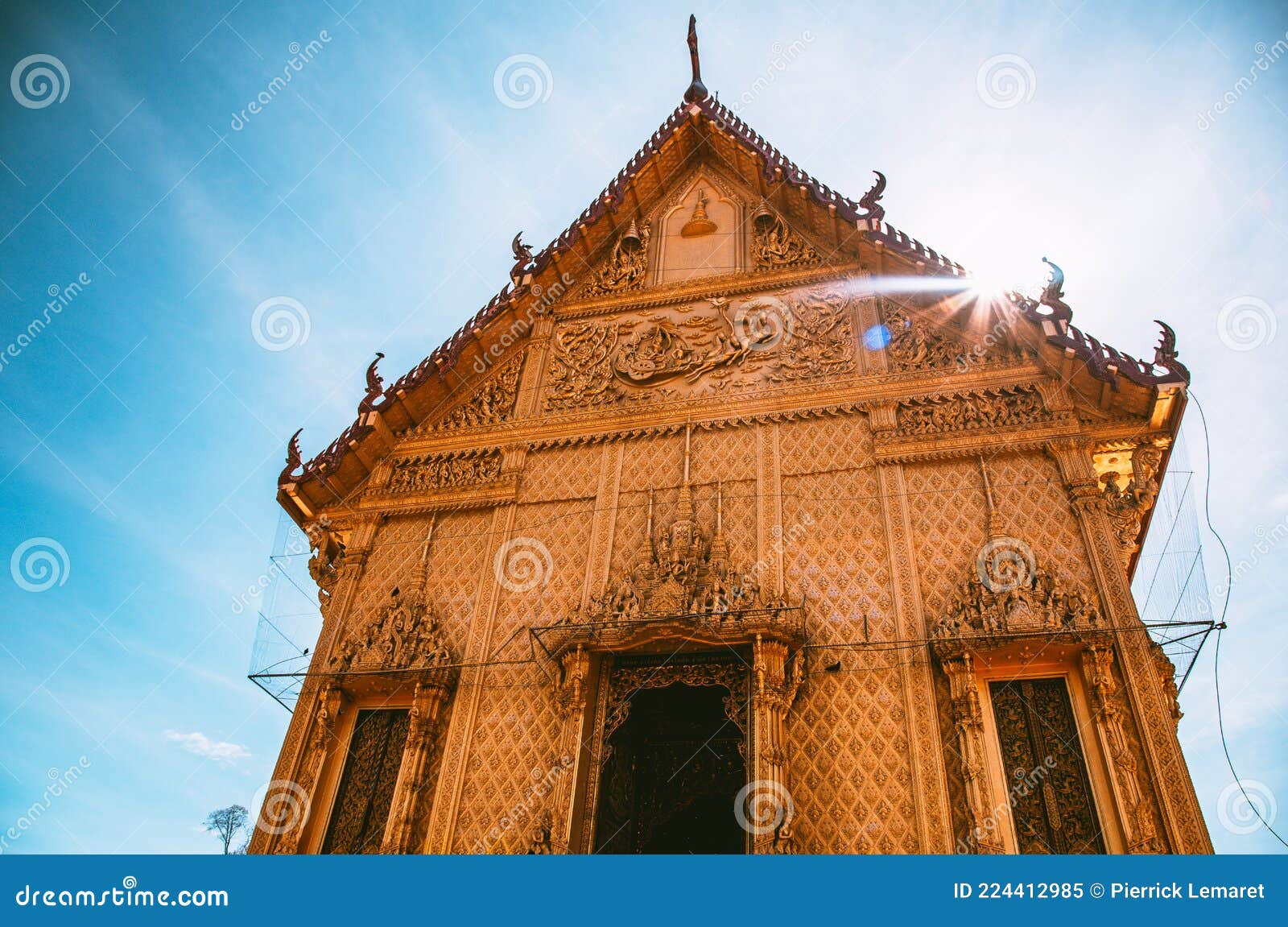wat phra sri arn temple in ratchaburi, thailand