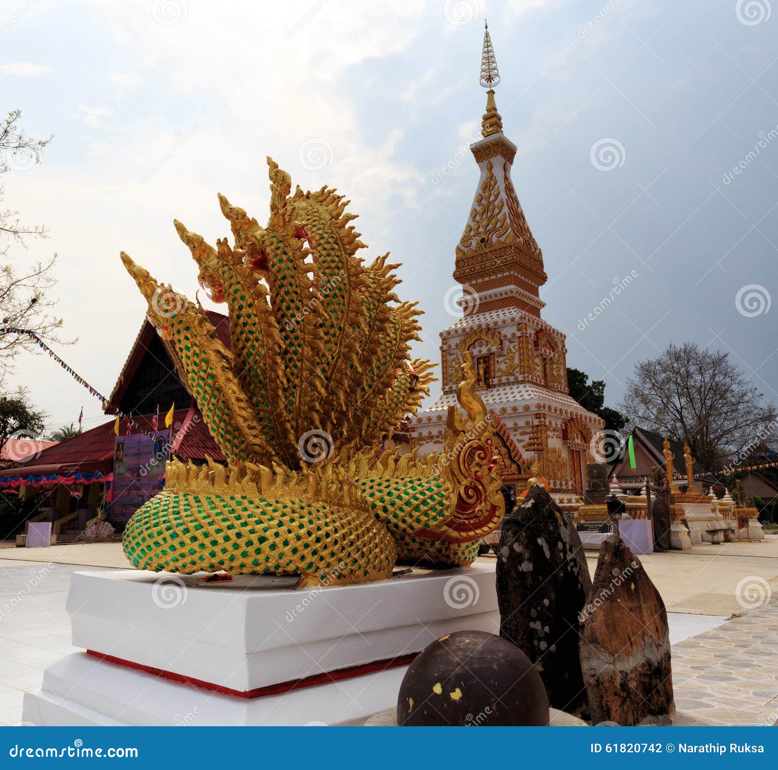 wat pra that renu, nakhon phanom, thailand