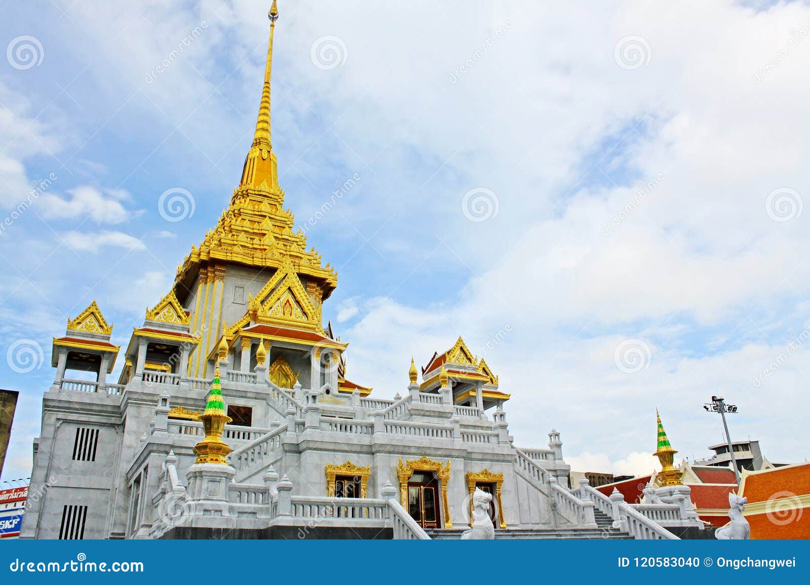 wat sam chin, bangkok, thailand