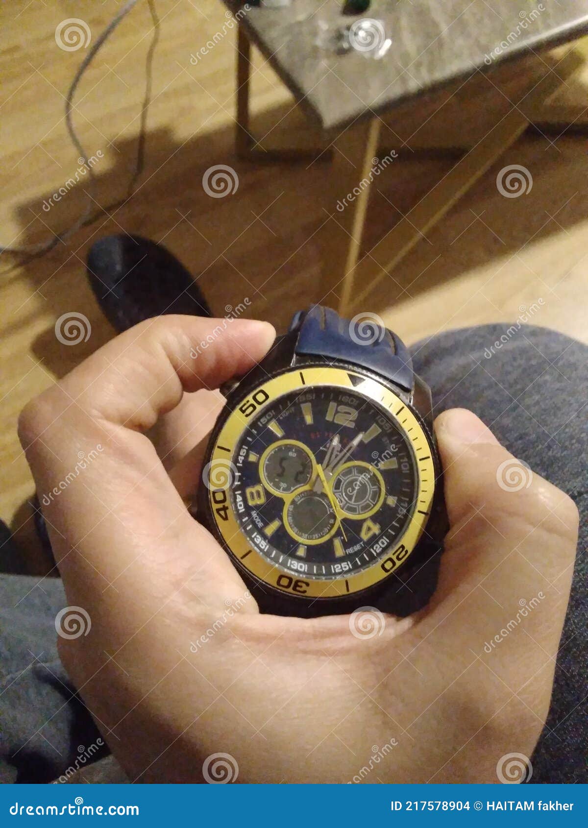 Watch Electronic with Alarm Stock Photo Image of alarm, watch 217578904