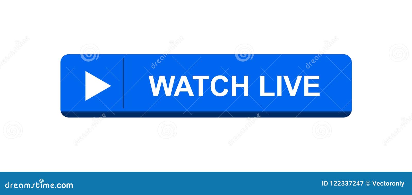 Watch live button stock illustration. Illustration of broadcast 122337247