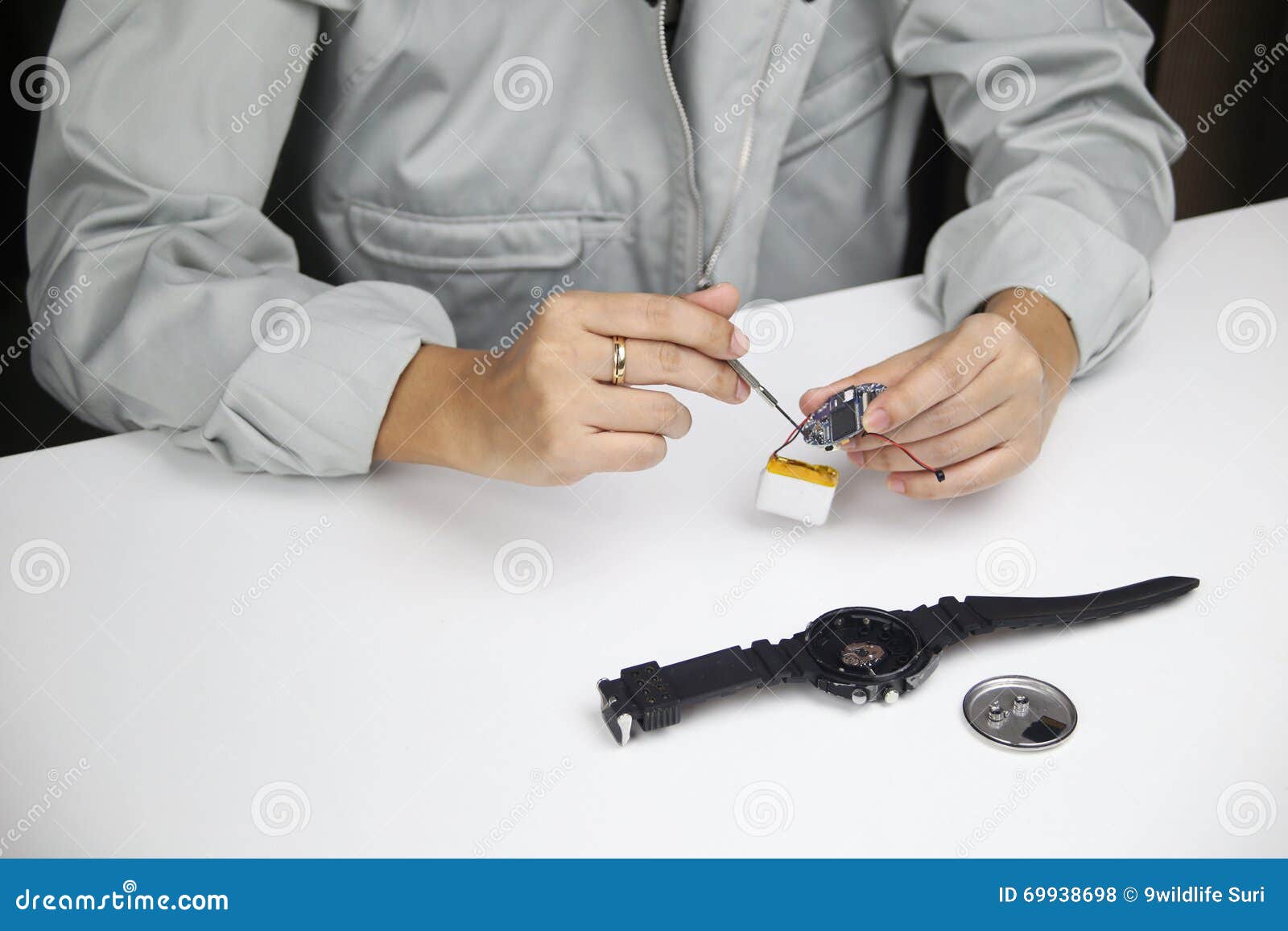 Watch repair stock photo. Image of desk, break, watch 69938698