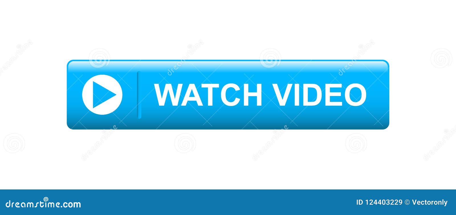 Watch video button stock illustration. Illustration of access 124403229