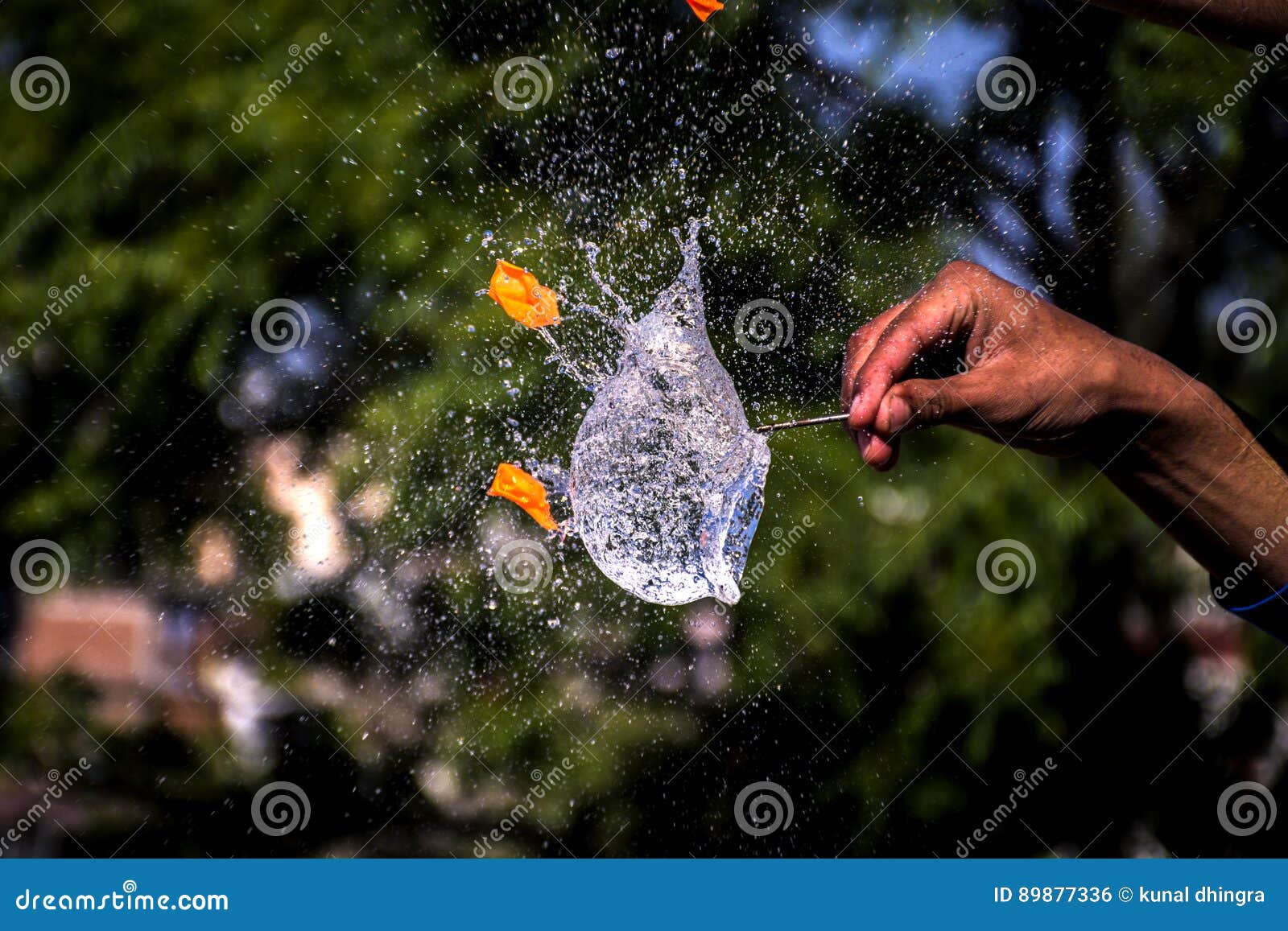 Zie insecten mug Christian Water Balloon Splash stock photo. Image of timing, serene - 89877336