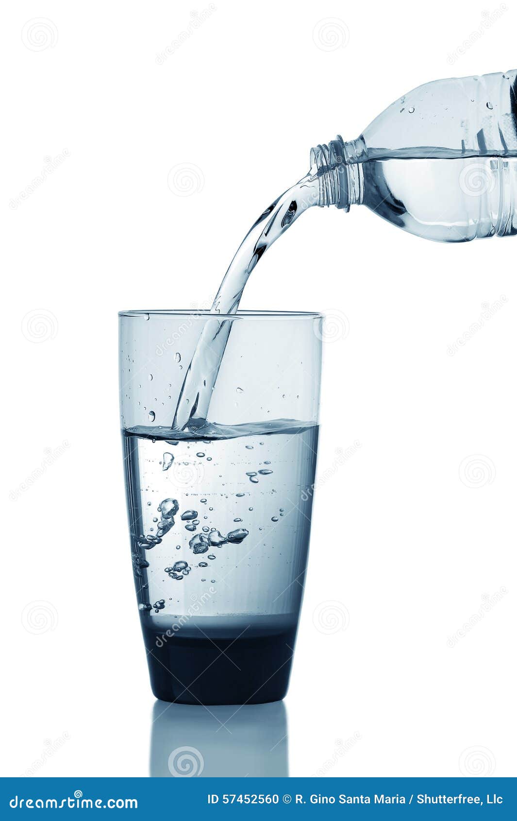 Water Being Poured into Glass Stock Photo Image of plastic, clean