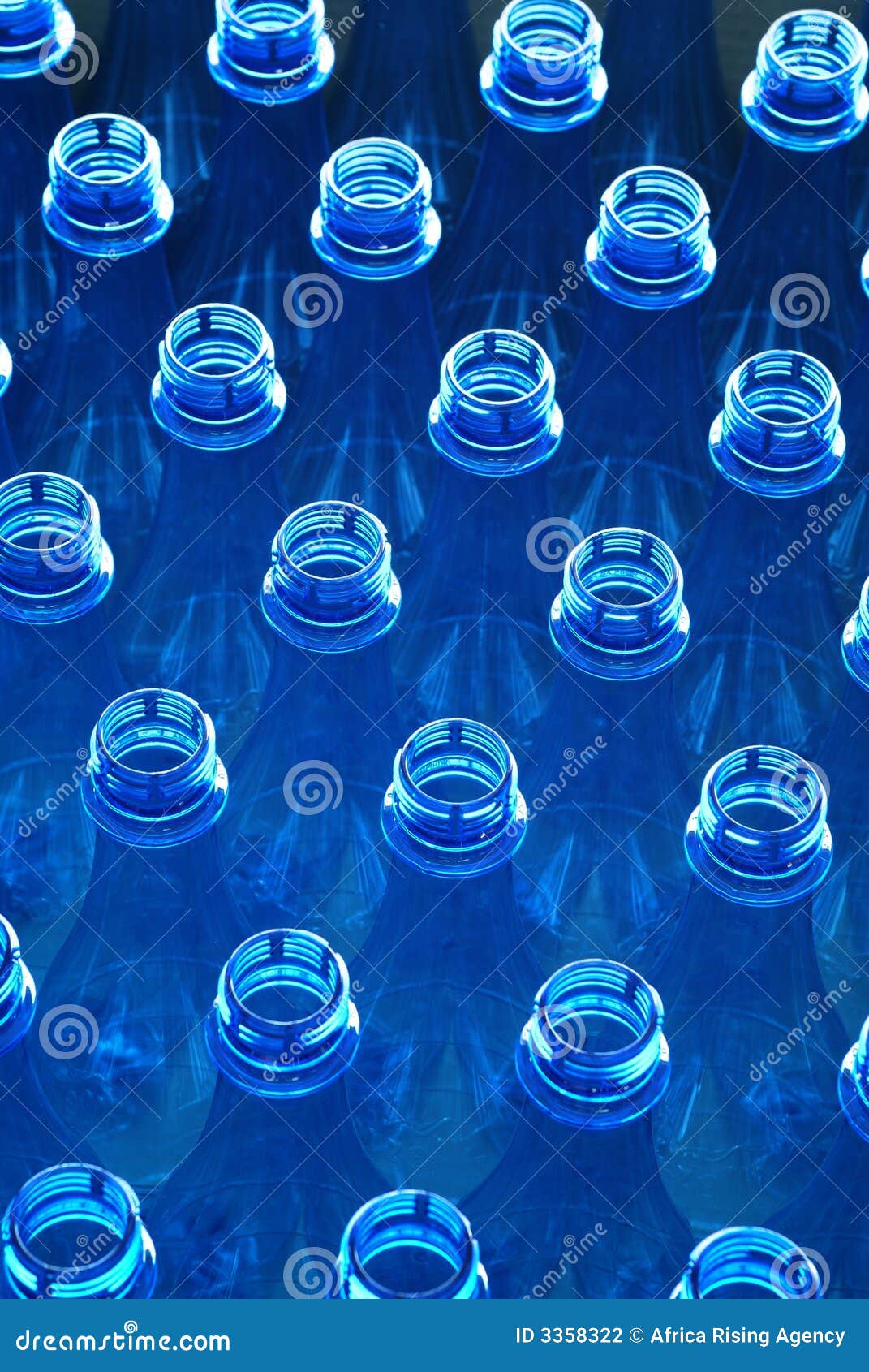 Water bottles in factory stock photo. Image of clean, bottle 3358322