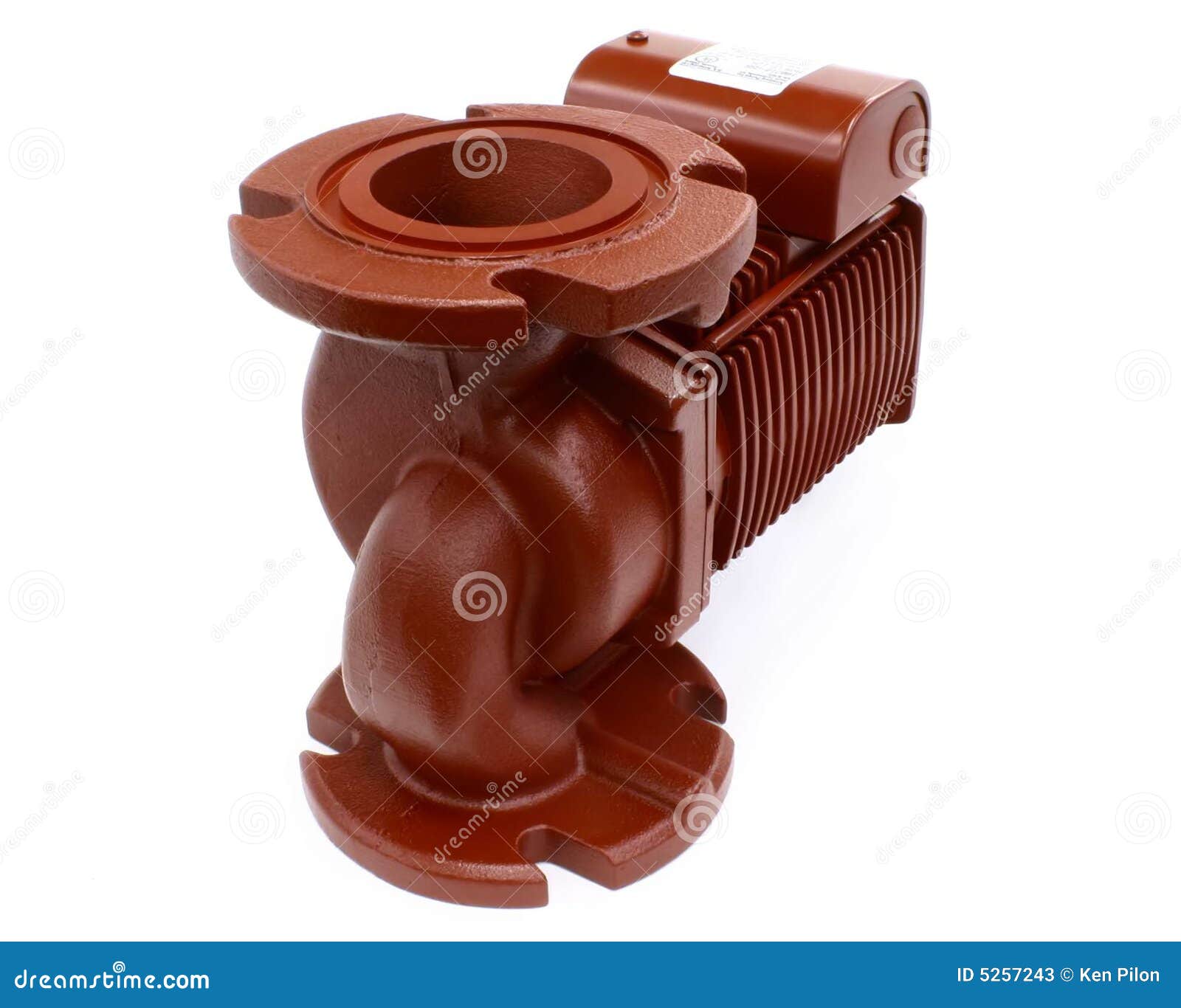 Water Circulating Pump. stock image. Image of isolated 5257243