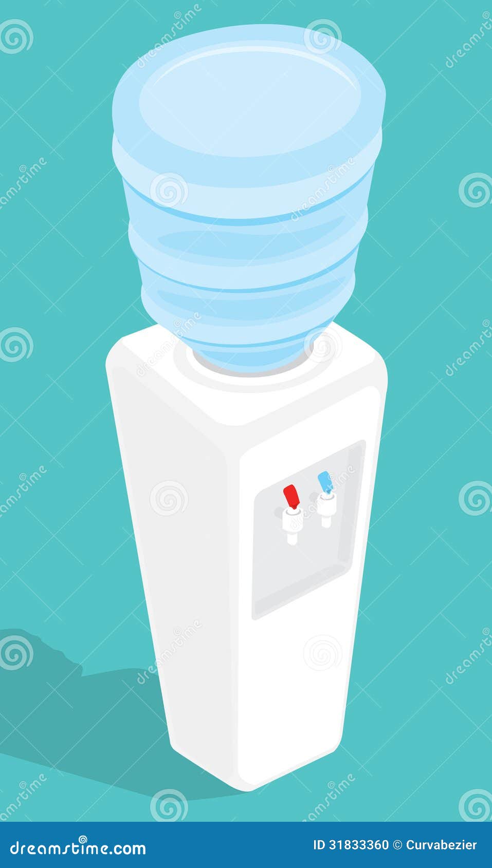 Water Cooler stock illustration. Illustration of cooler 31833360