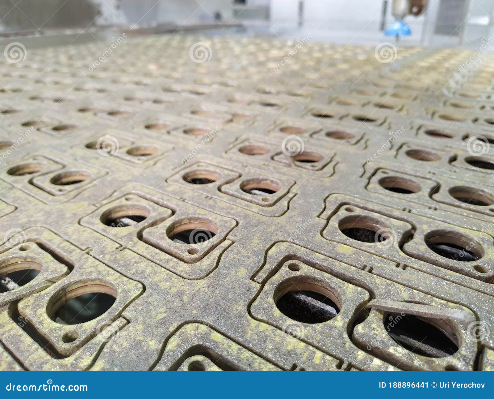 Water Cutting of Metal on a CNC Machine Stock Image Image of copper