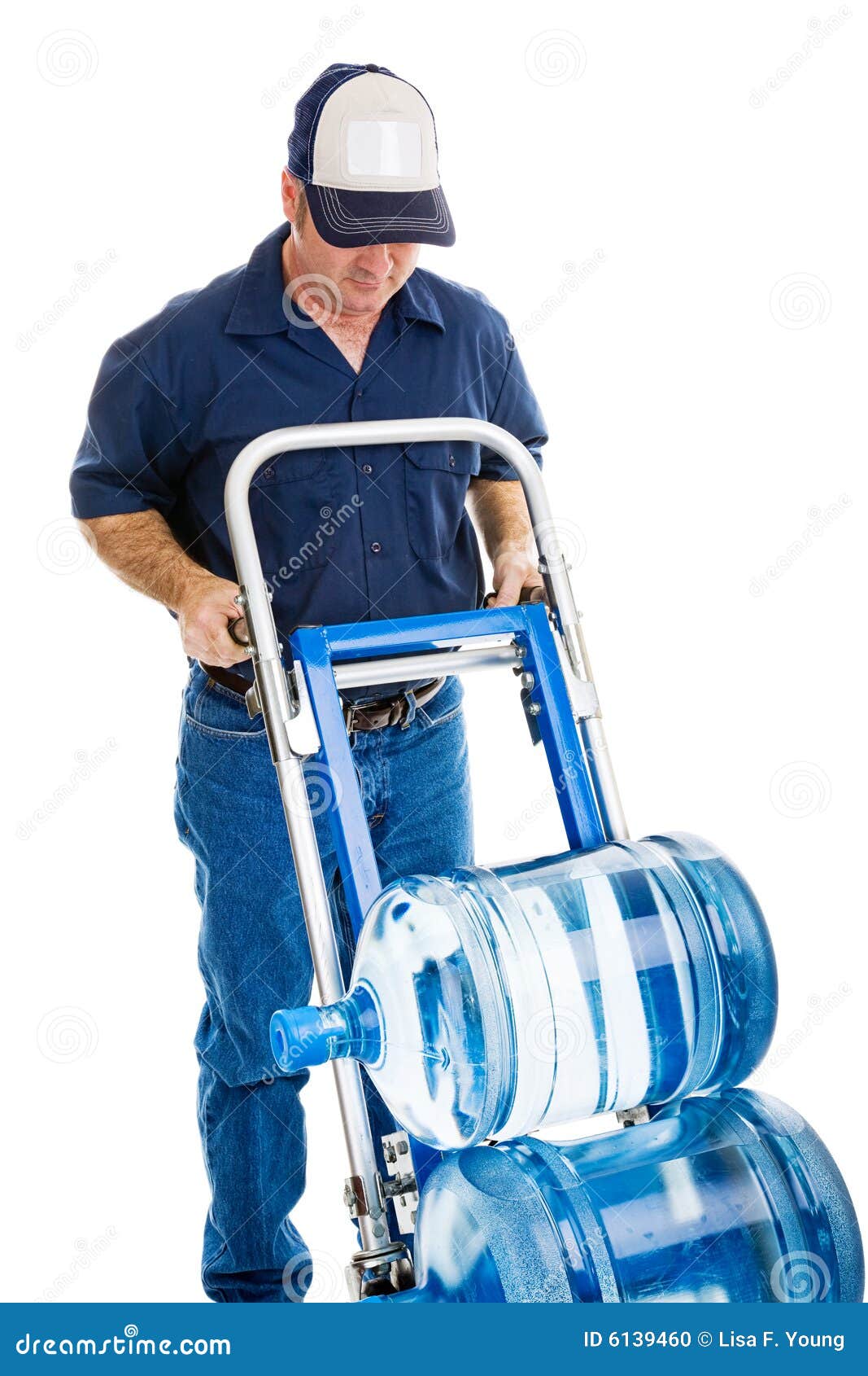 Water Delivery stock photo. Image of person, industry 6139460
