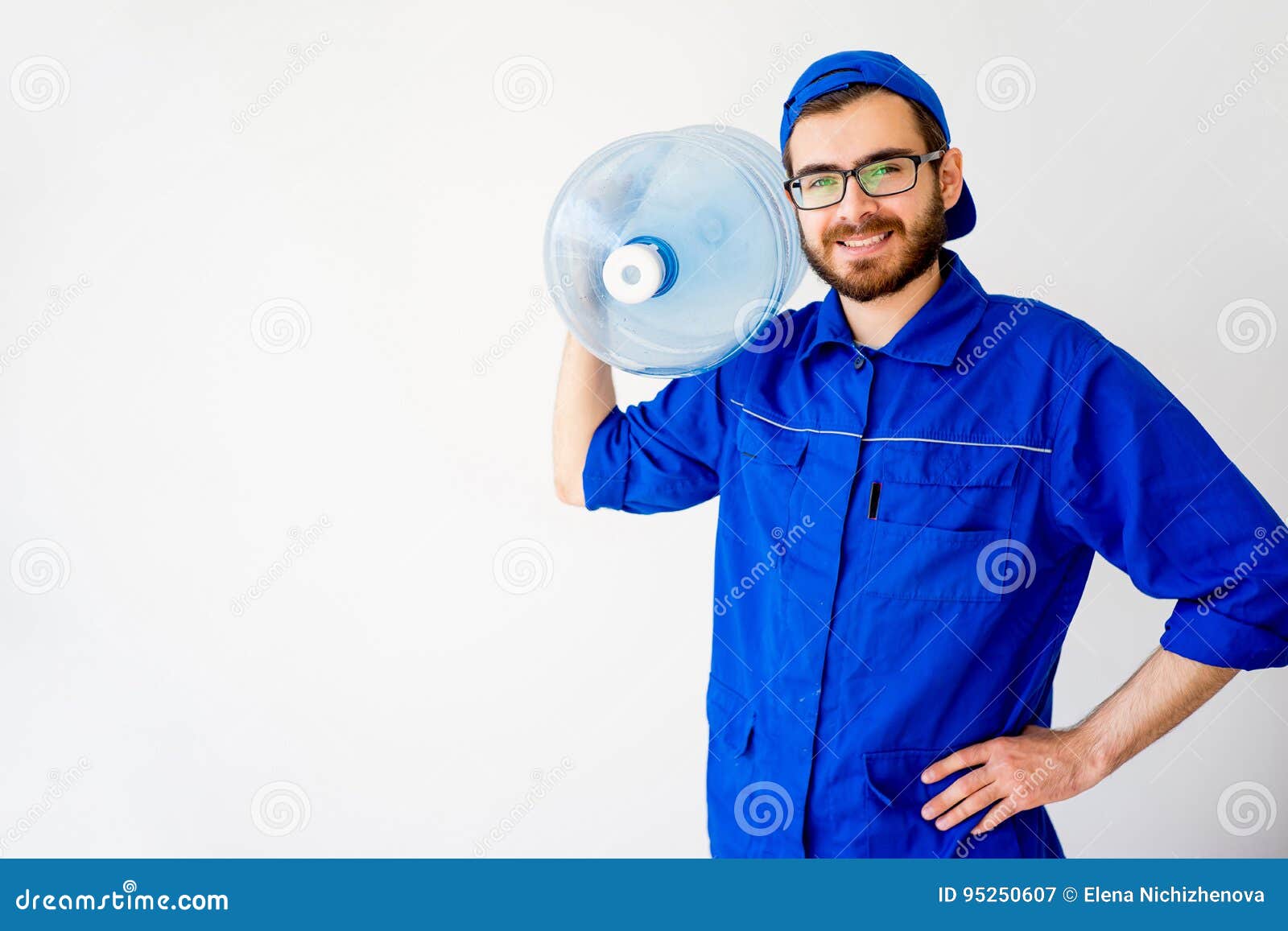 Water delivery service stock image. Image of occupation 95250607